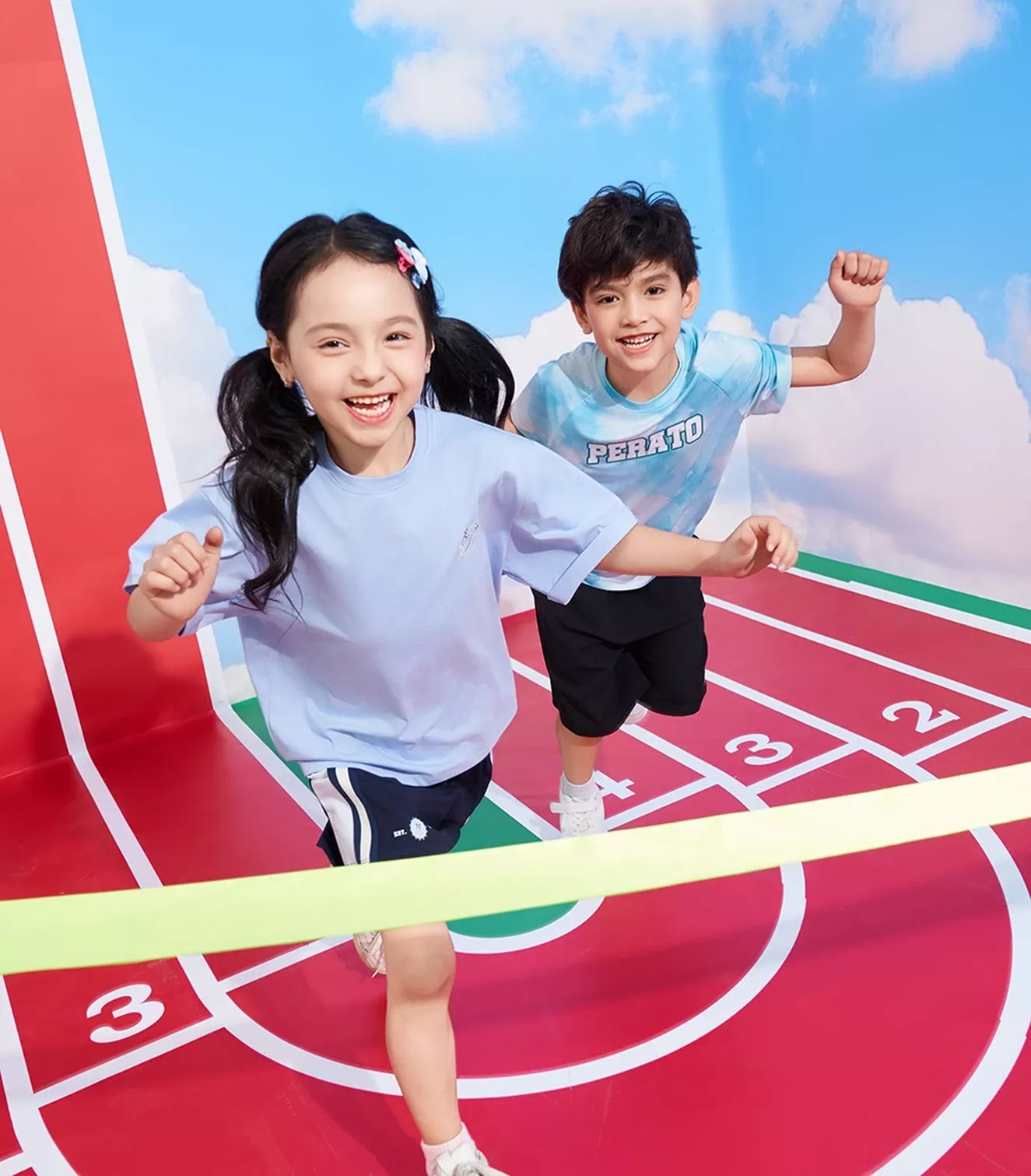 Áo Thun Bé Trai PERATO Phong Cách Thể Thao Lifestyle L0TSS5B005
