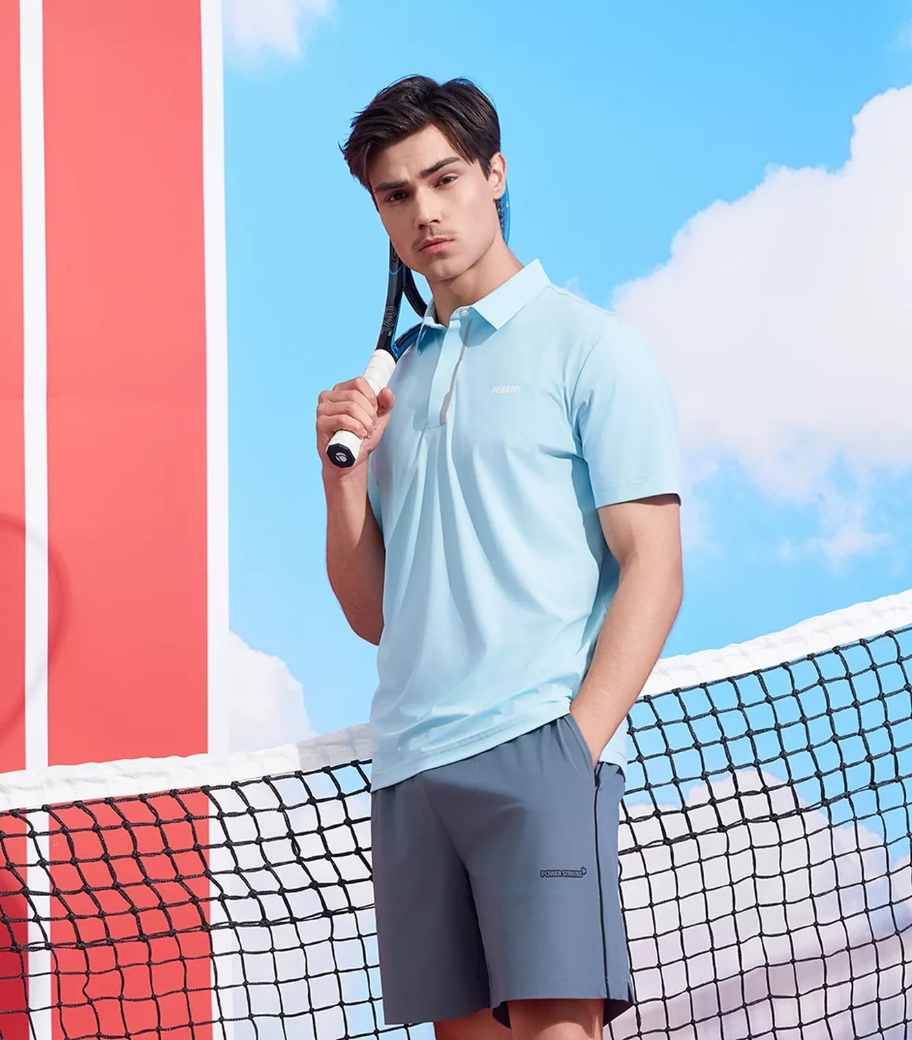 Áo Polo Thể Thao Nam PERATO Training Phom Regular T0PLS5M001
