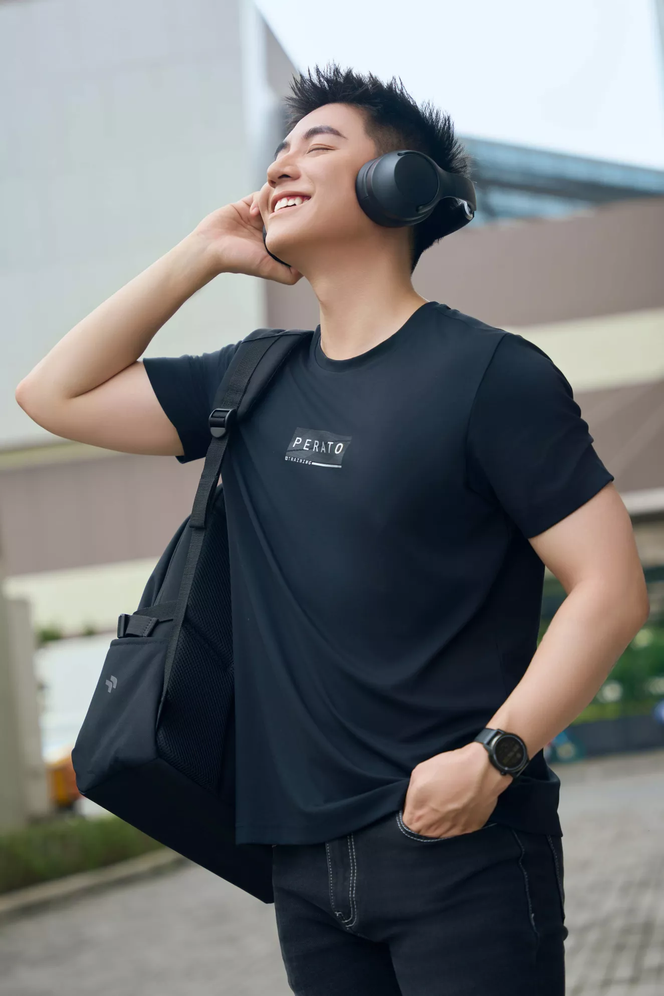 Áo Thun Nam Thể Thao Training PERATO Phom Regular T0TSS5M010