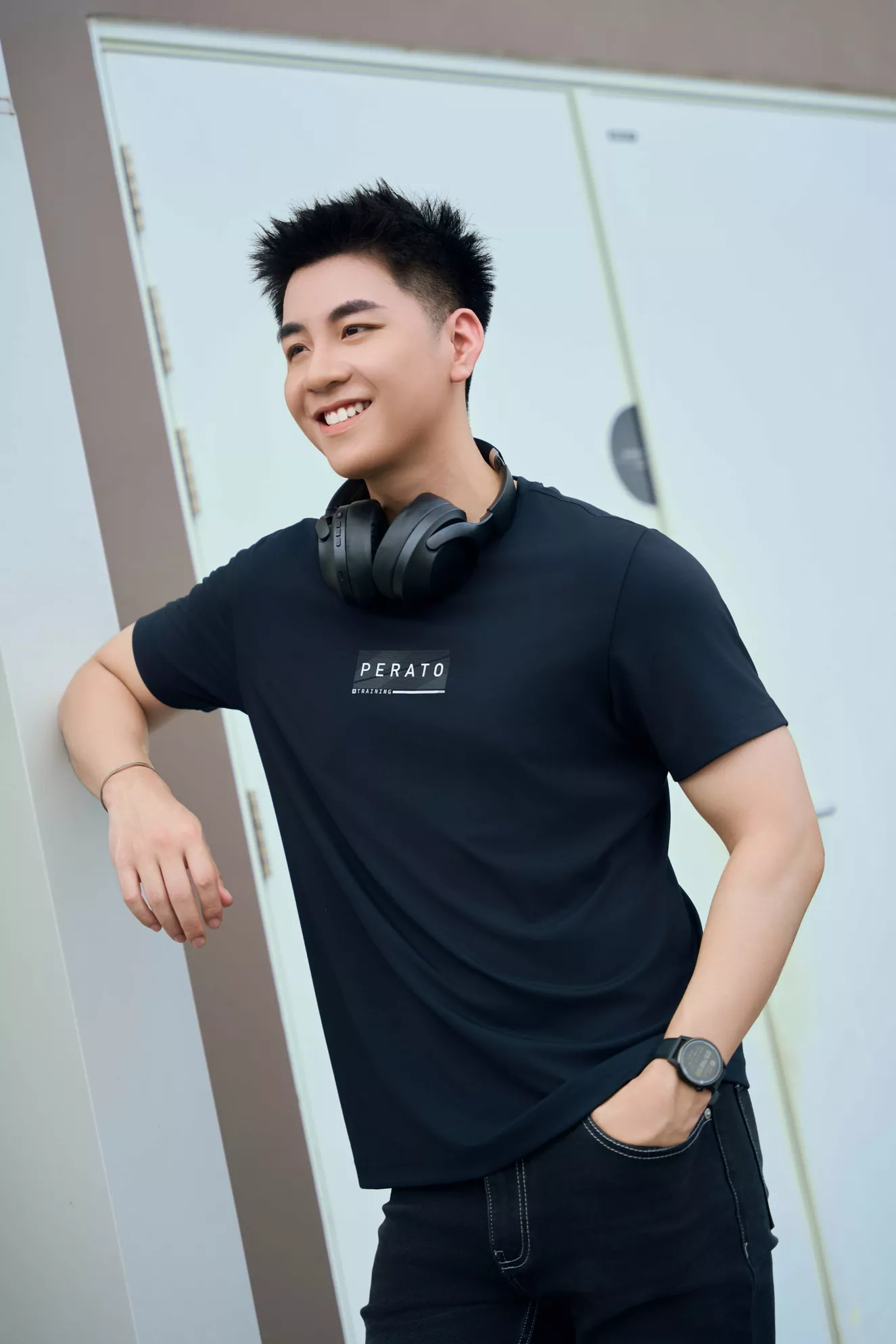 Áo Thun Nam Thể Thao Training PERATO Phom Regular T0TSS5M010