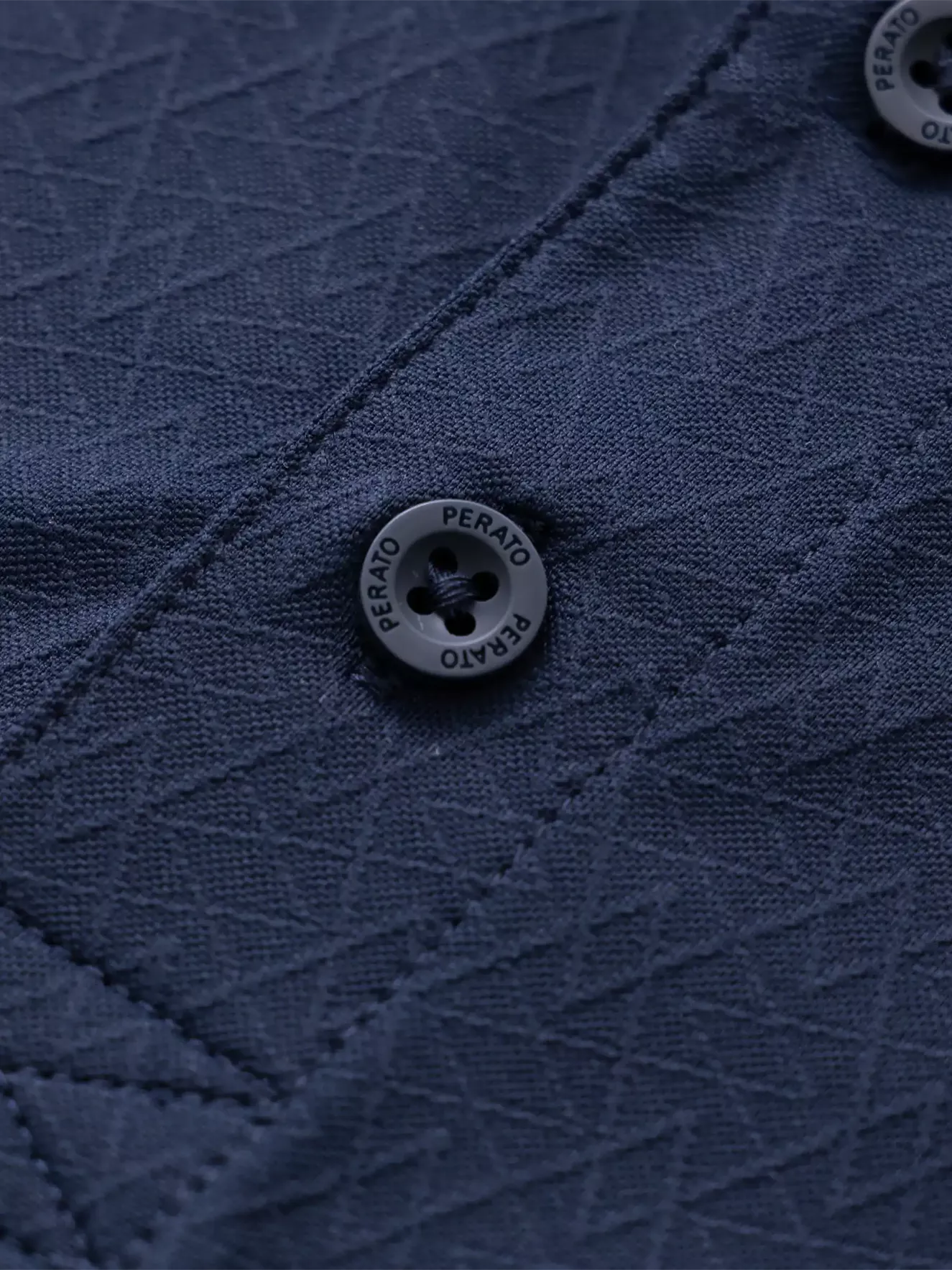 Áo Polo Nam Traing PERATO Dệt Jacquard Phom Regular T0PLS5M033