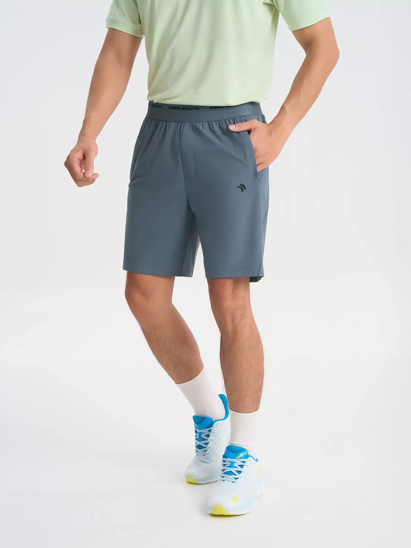 Quần Short Thể Thao Nam PERATO Running R0SCS5M003