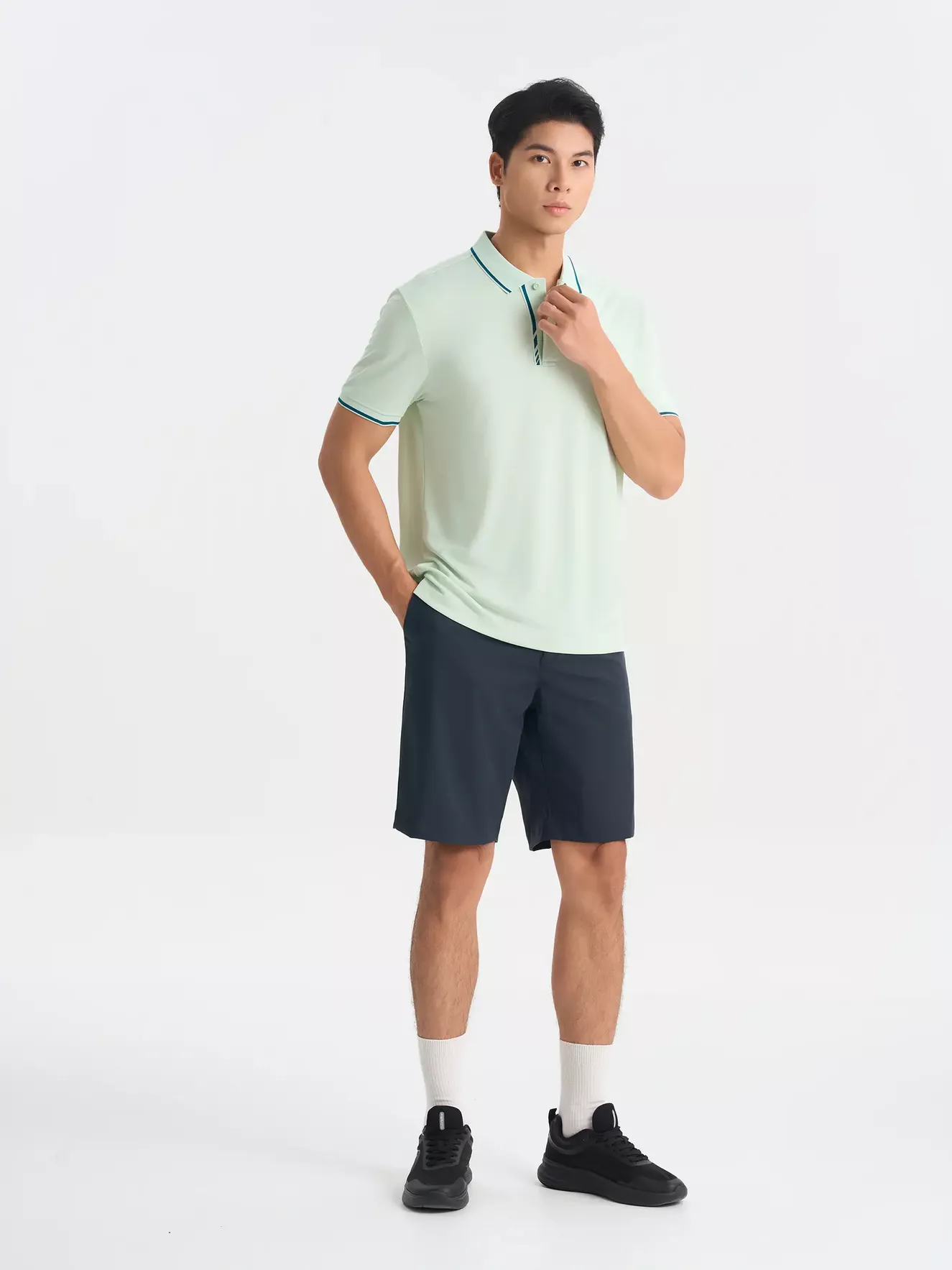 Áo Polo Nam Thể Thao Phong Cách Outdoor Phom LooseFit O0PLS5M036