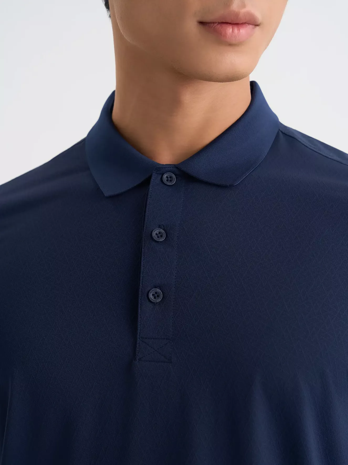 Áo Polo Nam Traing PERATO Dệt Jacquard Phom Regular T0PLS5M033
