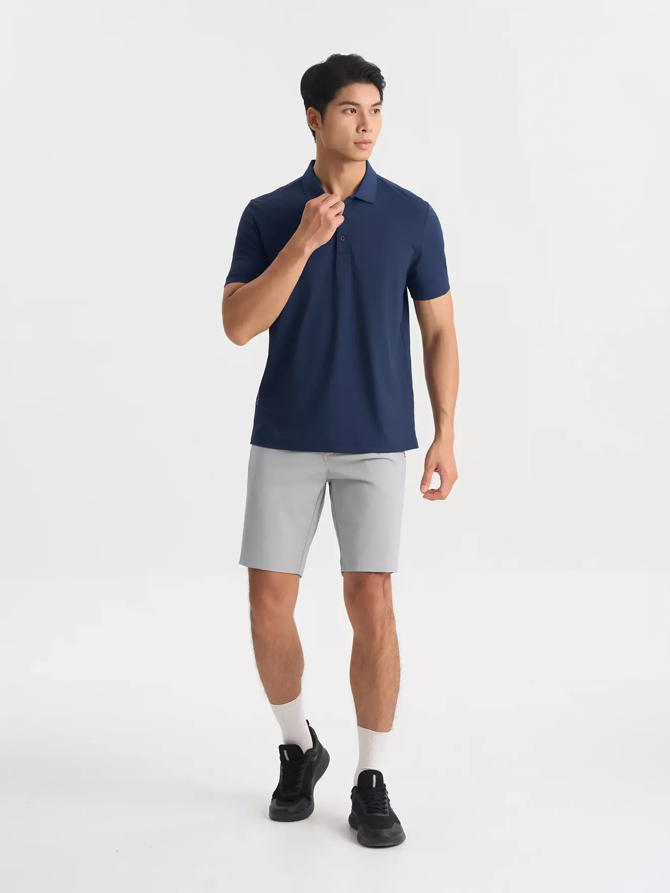 Áo Polo Nam Traing PERATO Dệt Jacquard Phom Regular T0PLS5M033