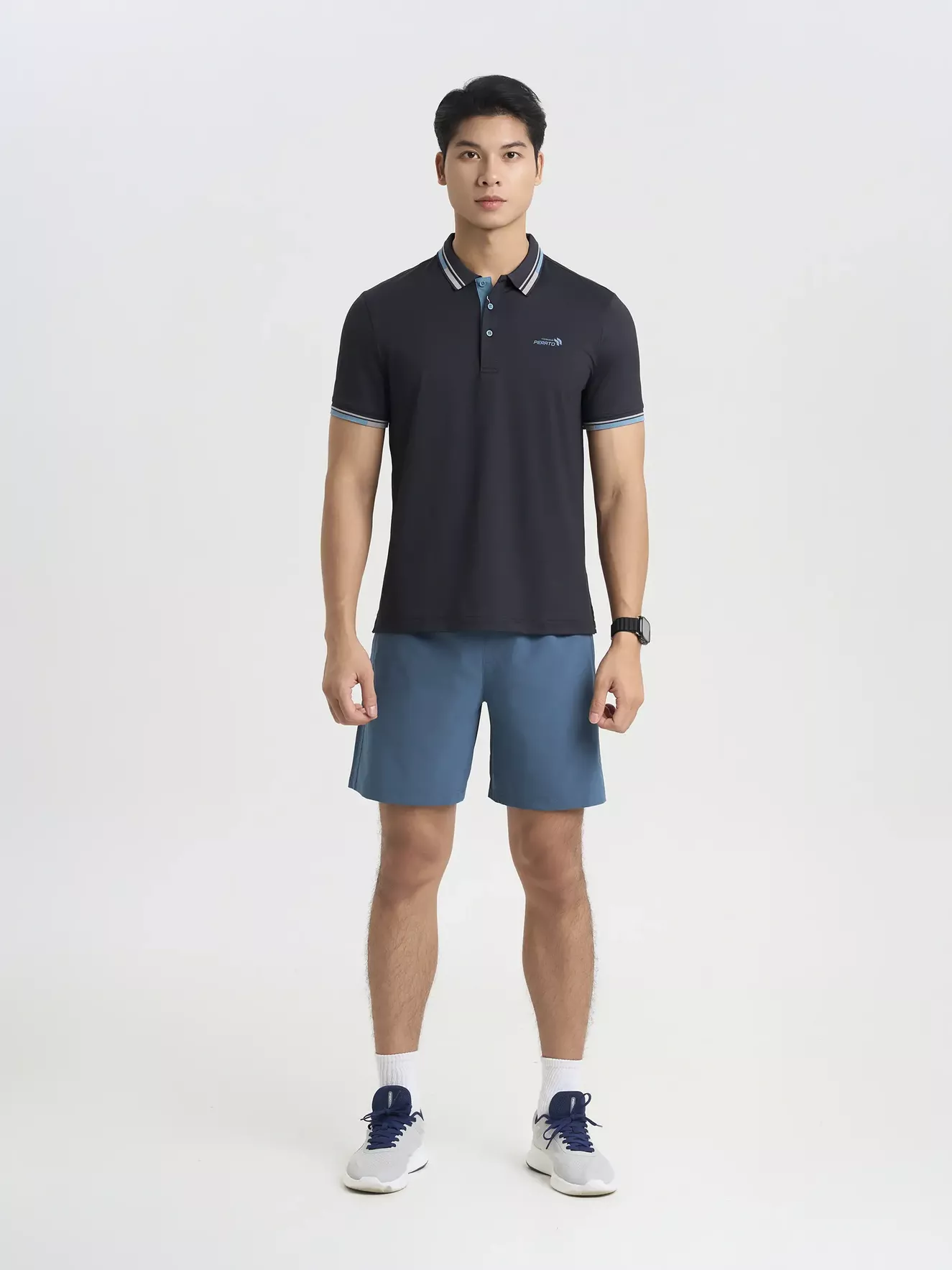 Áo Polo Nam Thể Thao Training PERATO Phom Regular T0PLS5M003