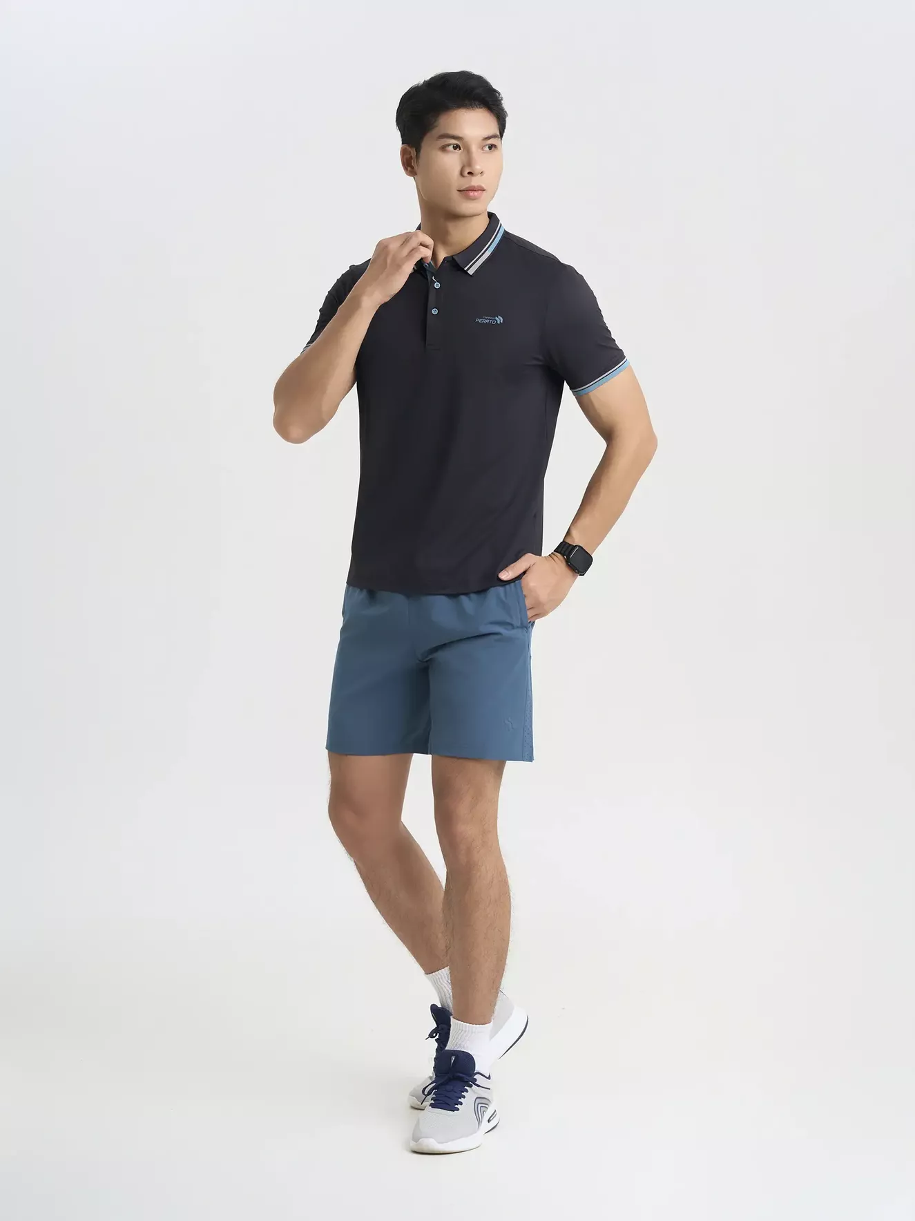 Áo Polo Nam Thể Thao Training PERATO Phom Regular T0PLS5M003