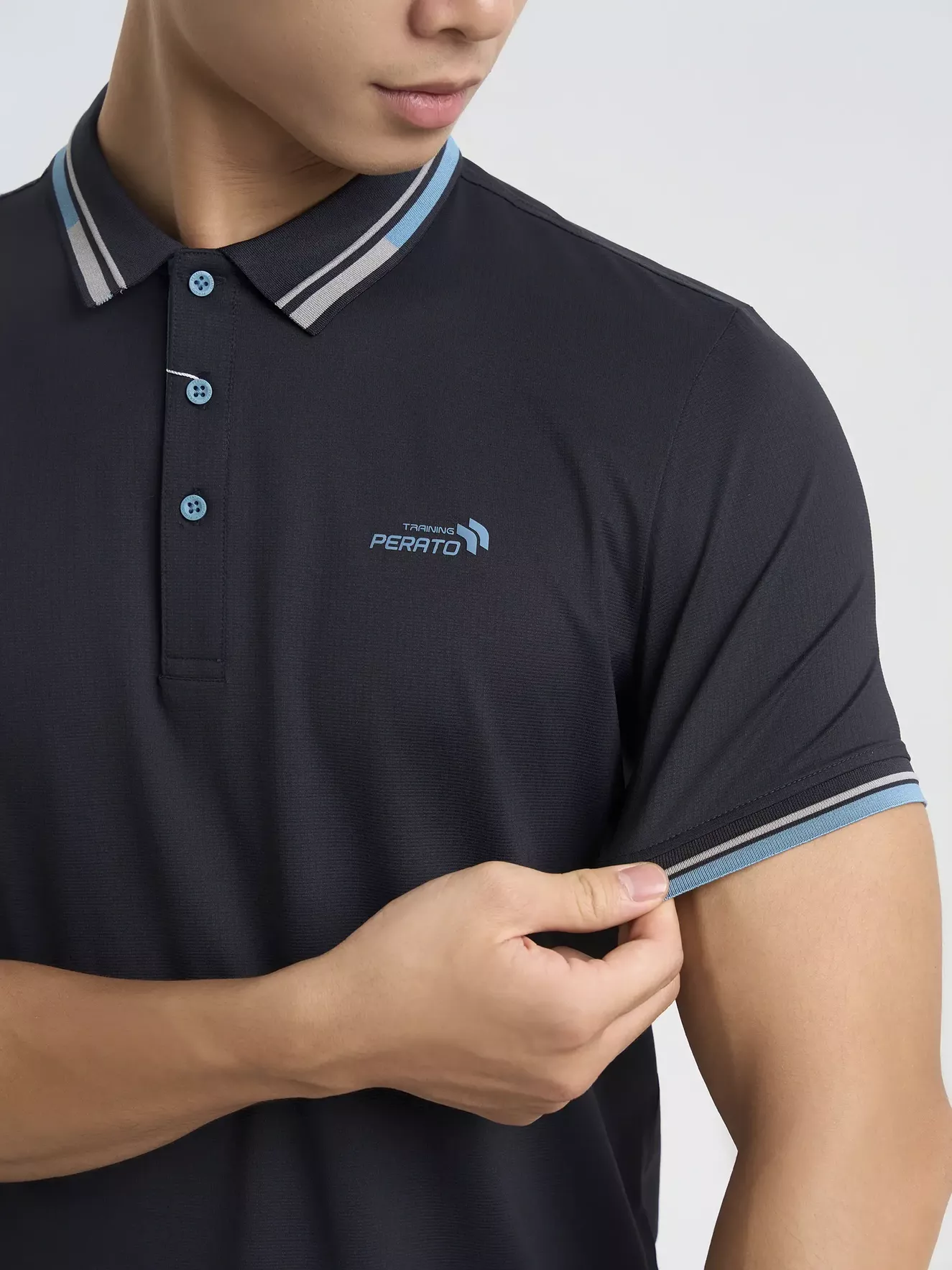 Áo Polo Nam Thể Thao Training PERATO Phom Regular T0PLS5M003