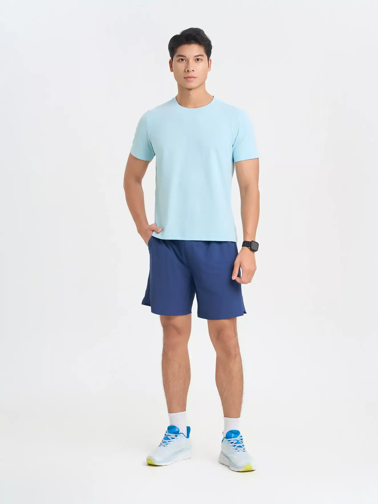 Quần Short Nam PERATO Phong Cách Training Regular T0SCS5M049