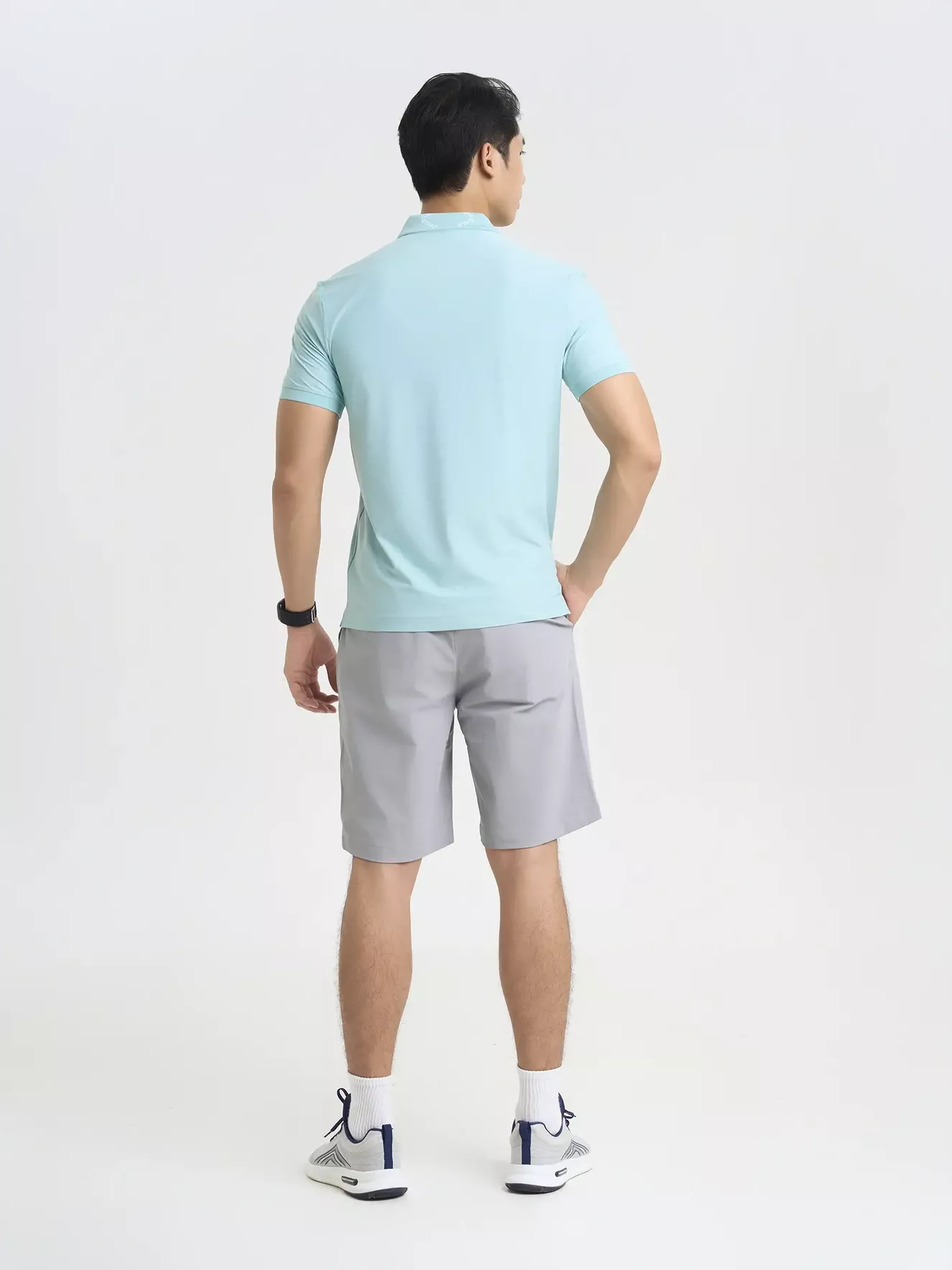 Quần Short Nam Cạp Cúc PERATO Phong Cách Training T0SKS5M045
