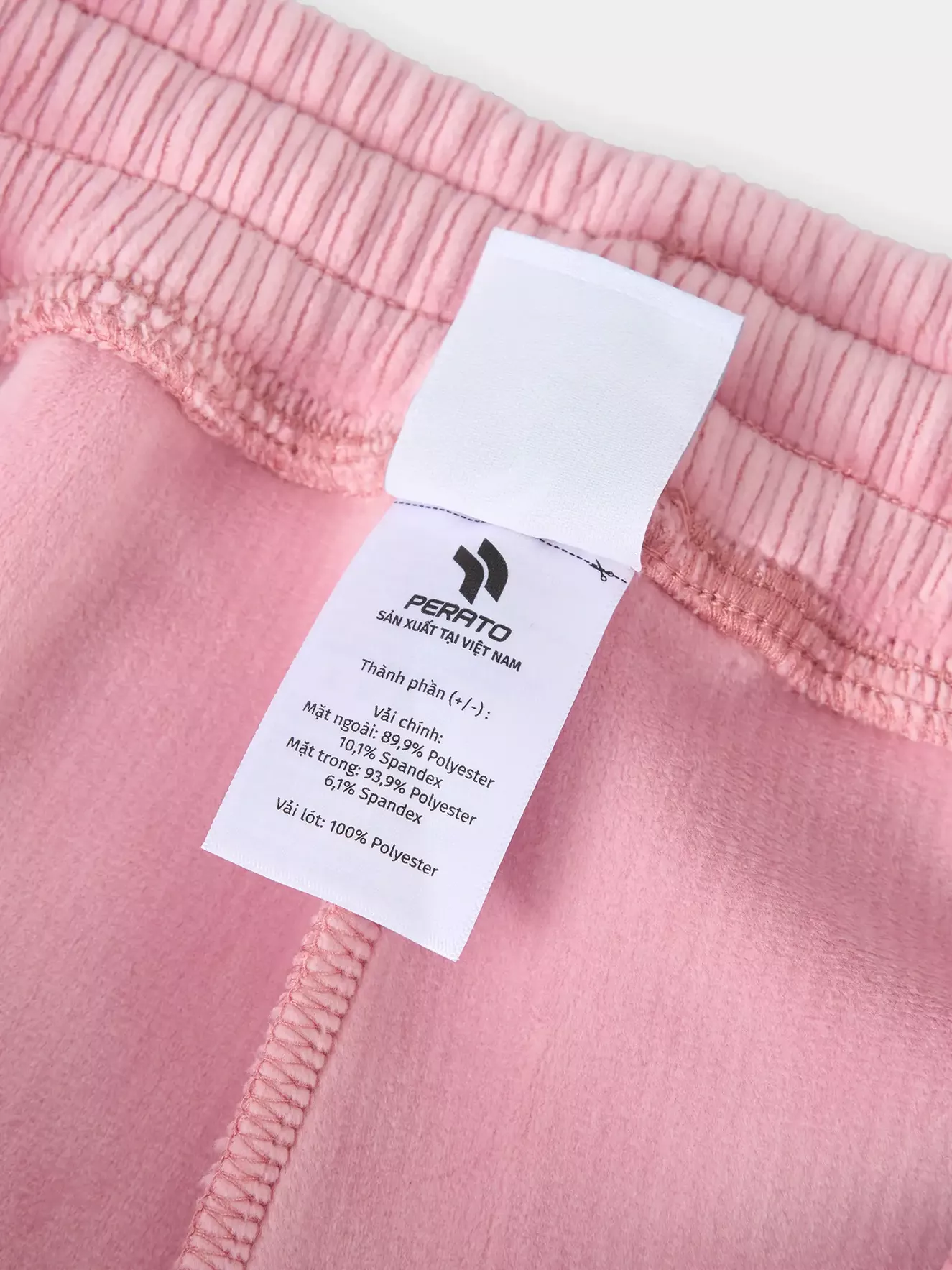 Quần Dài Nữ Nỉ Nhung PERATO Lifestyle Phom Regular LBQNW5W013