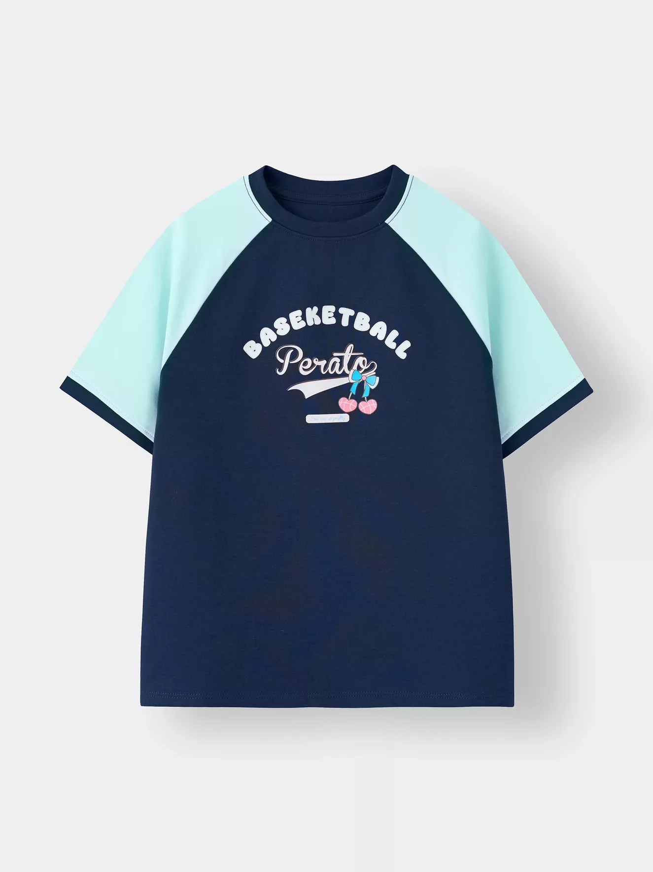 Áo Thun Bé Gái PERATO Phong Cách Lifestyle L0TSS6G003