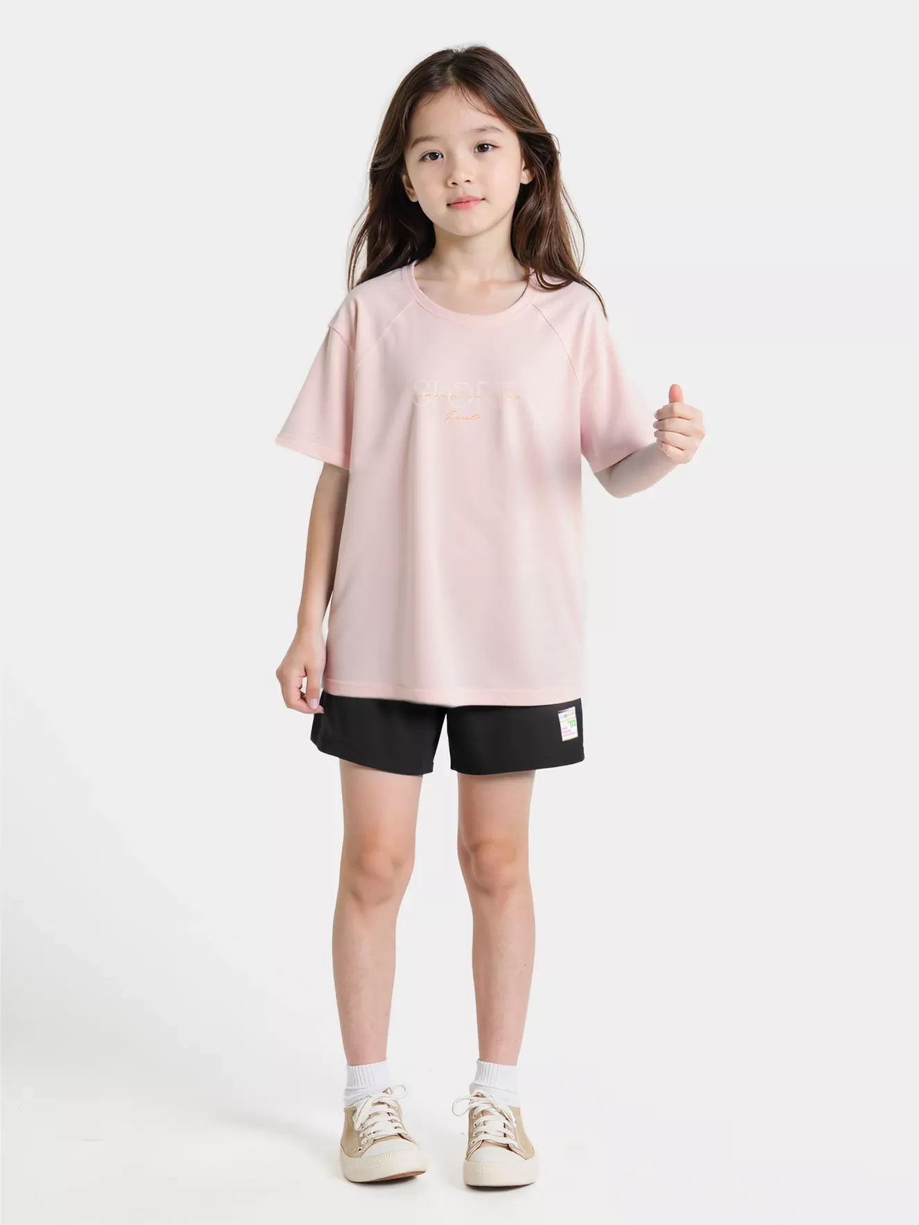 Áo Thun Bé Gái PERATO Phong Cách Training Năng Động T0TSS5G002