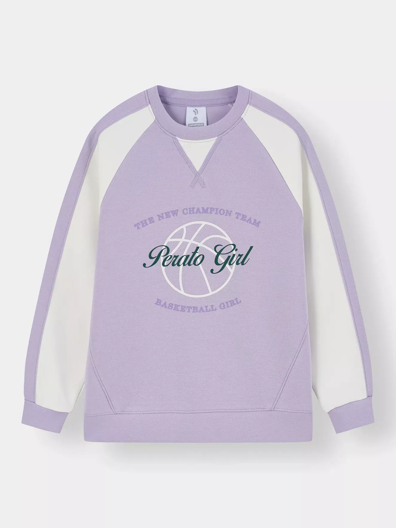 Set Bộ Nỉ Bé Gái PERATO Phong Cách Basketball Phom Regular BBNW5G010