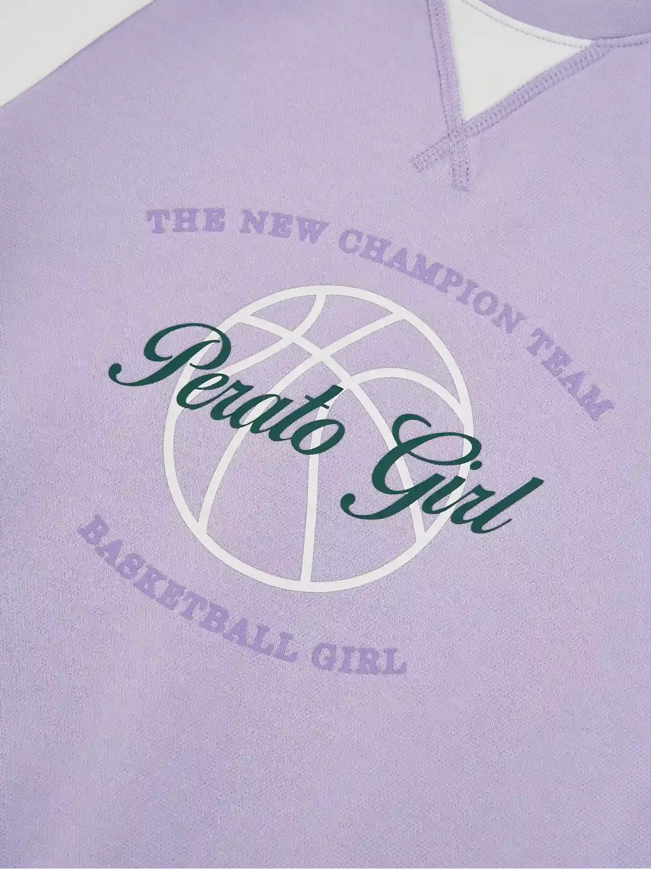 Set Bộ Nỉ Bé Gái PERATO Phong Cách Basketball Phom Regular BBNW5G010