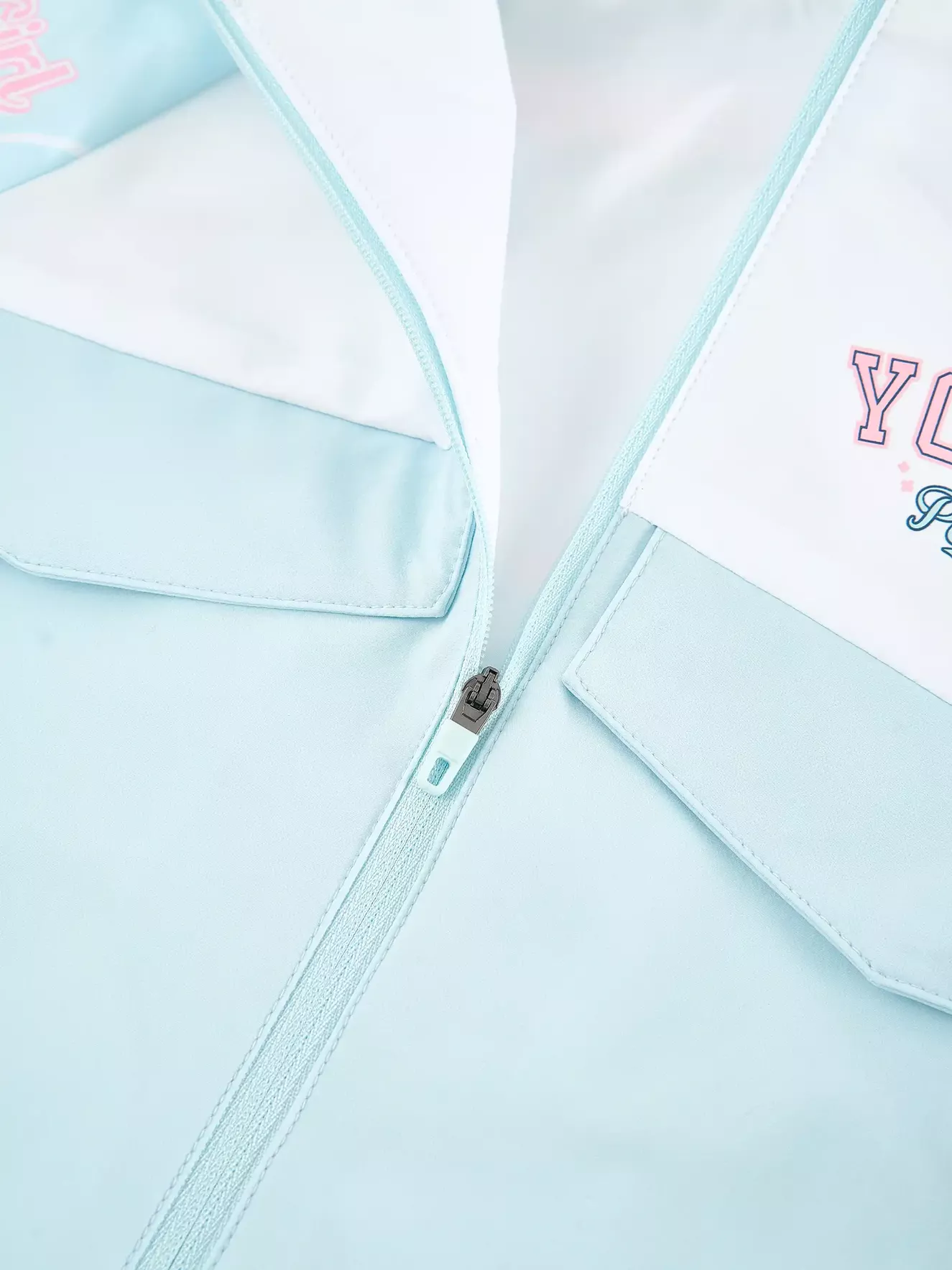 Áo Khoác Gió Bé Gái PERATO Có Mũ Phong Cách Basketball B0KGW5G004