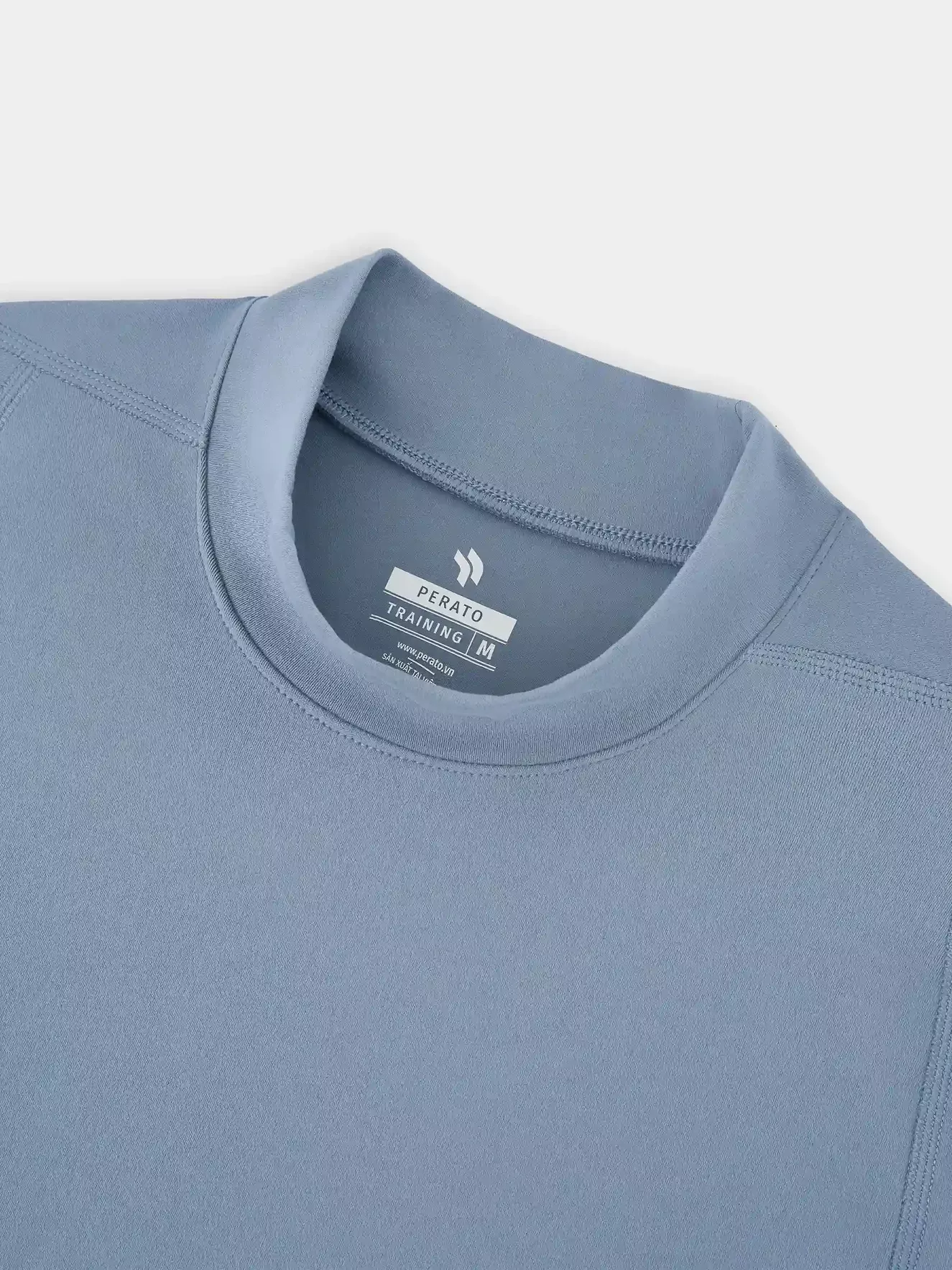 Áo Giữ Nhiệt Nam Cổ 3 Phân BioFlex Fleece PERATO Phong Cách Training T0GNW5M003