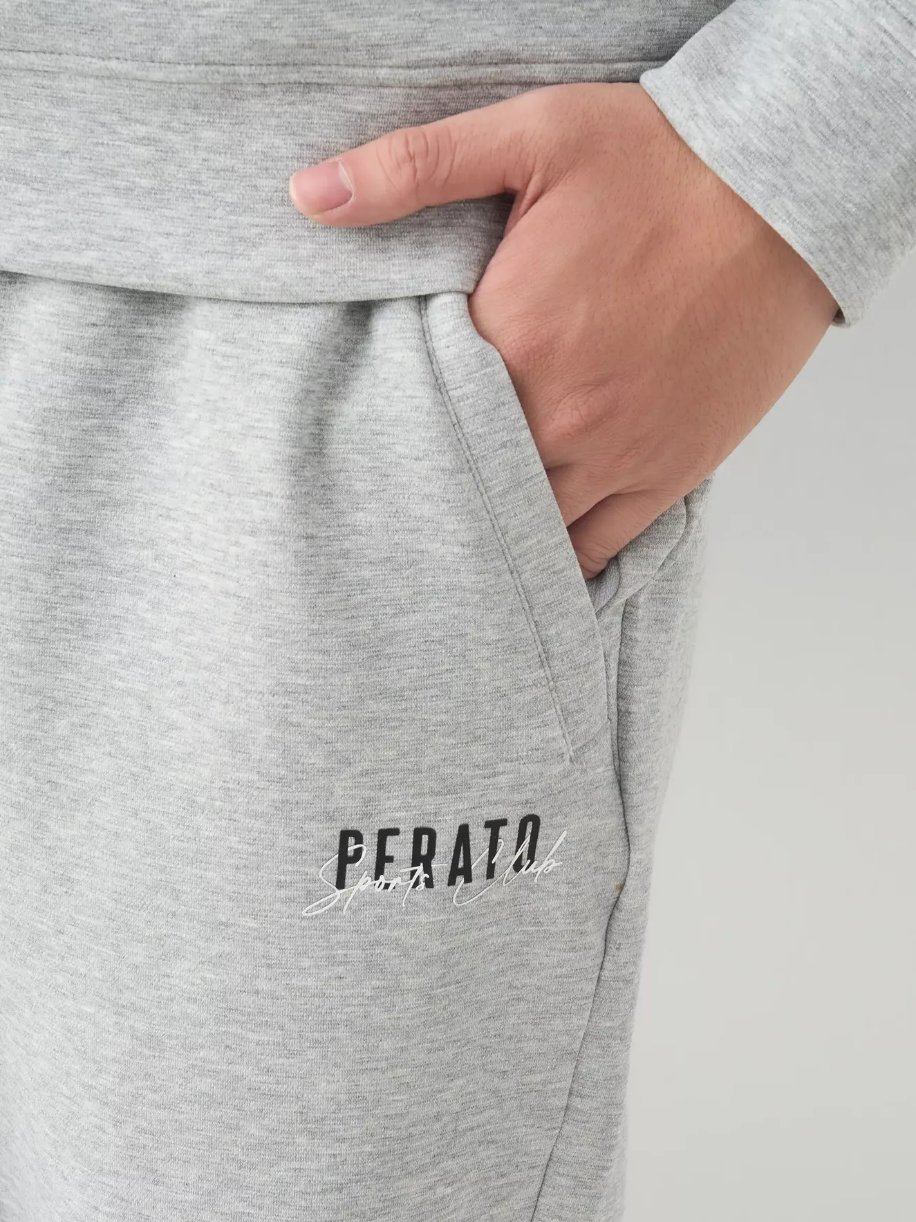 Set Bộ Nỉ Nam PERATO Phong Cách Lifestyle Phom Regular LBNW5M037