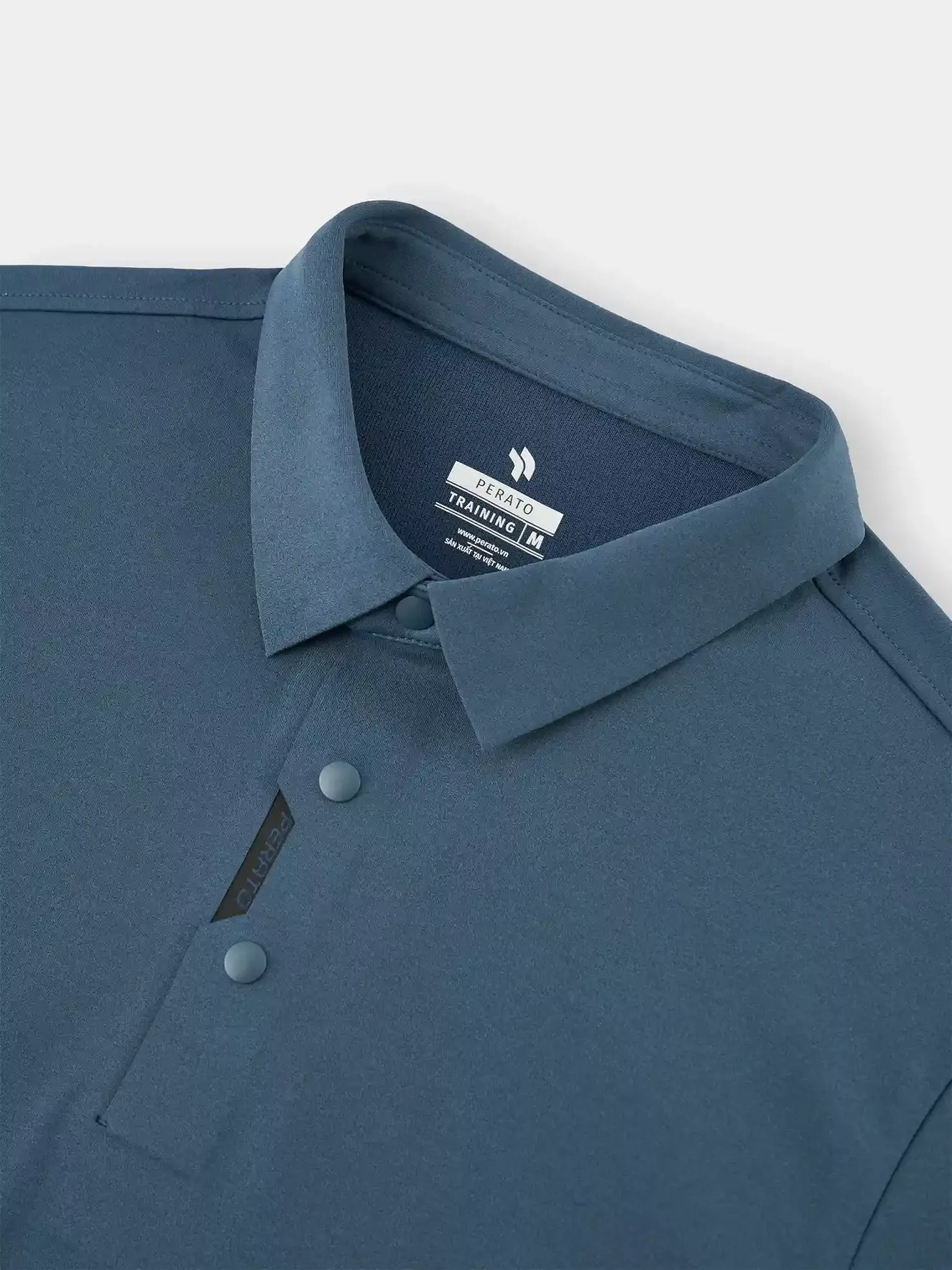 Áo Polo Dài Tay Nam PERATO Phong Cách Training Basic T0PDW5M042