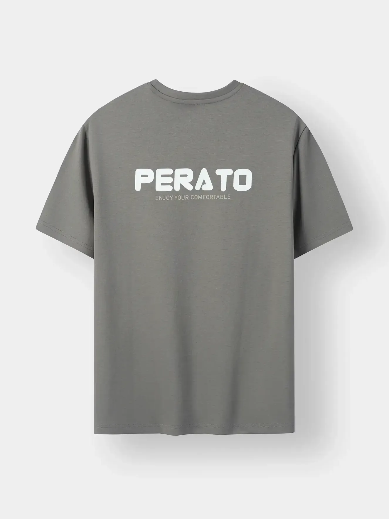 Áo Thun Nam PERATO Phong Cách Lifestyle In Lưng L0TSS6M199