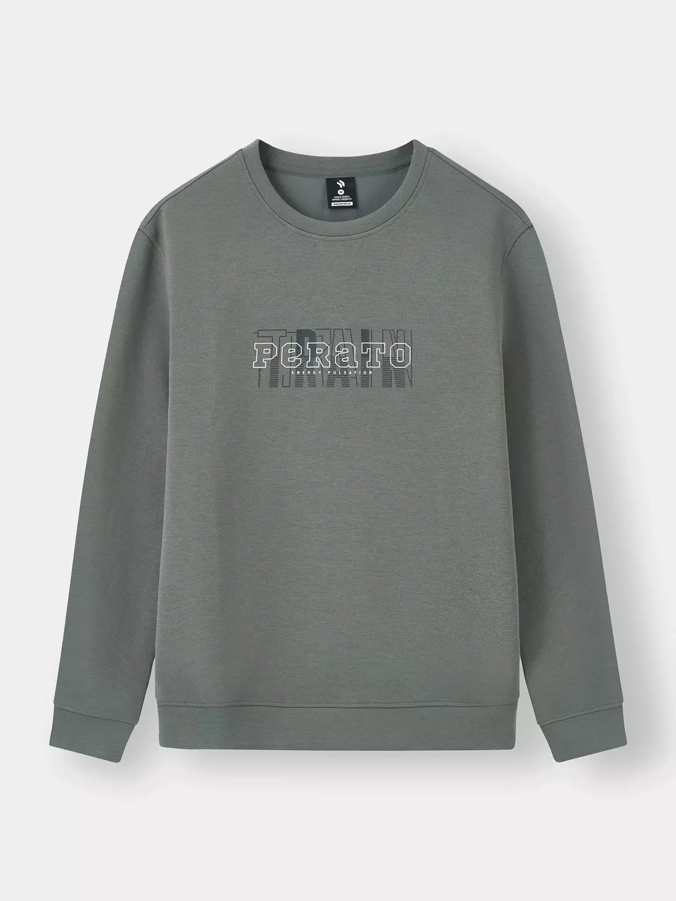 Áo Nỉ Nam PERATO Phong Cách Training Phom Regular T0ANW5M028