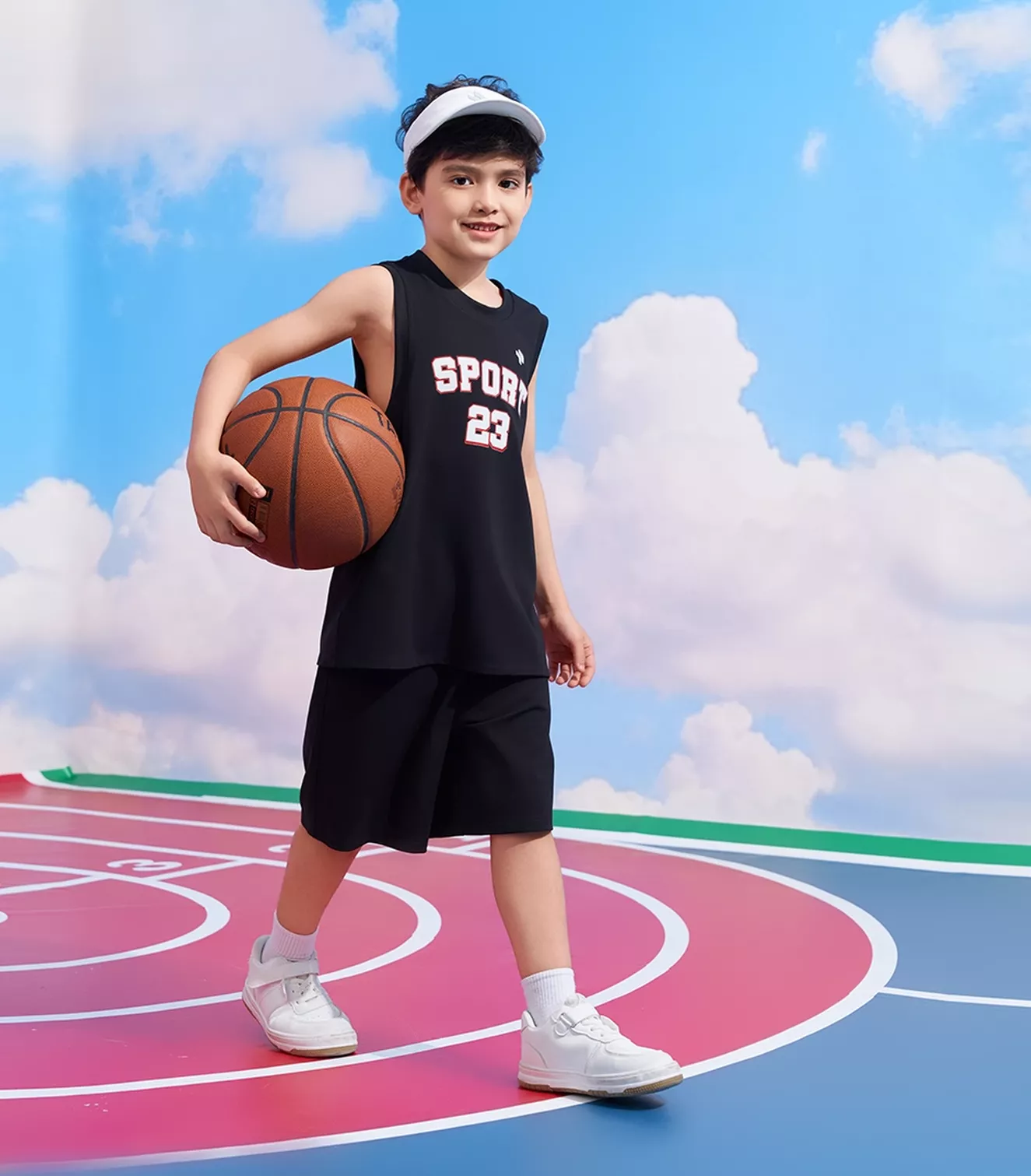 Set Bộ Sát Nách Thể Thao Bé Trai PERATO Training TBSNS5B002