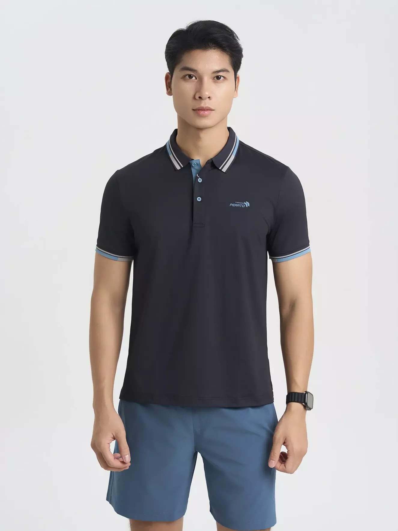 Áo Polo Nam Thể Thao Training PERATO Phom Regular T0PLS5M003