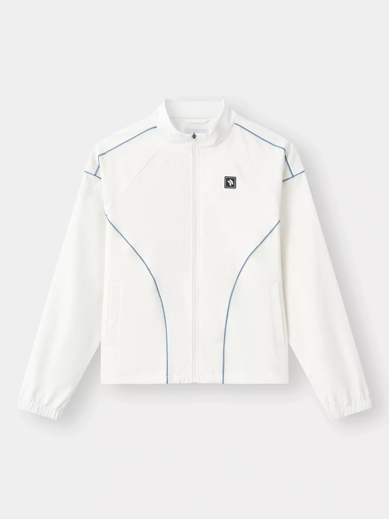 Áo Khoác Gió Nữ PERATO Cổ Dựng 2 Lớp Phối Line TBKGW5W024