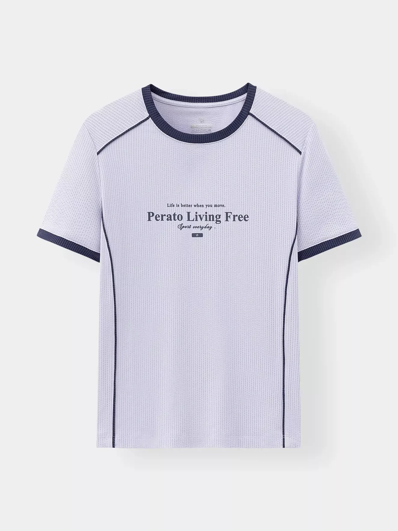 Áo Thun Thể Thao Nữ PERATO Phong Cách Lifestyle Slimfit L0TSS5W022