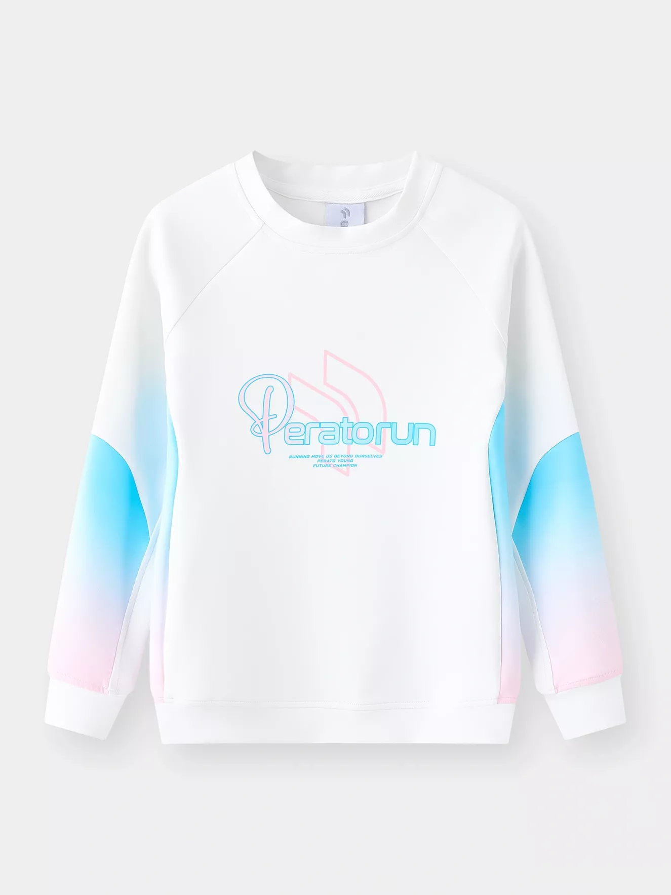 Áo Nỉ Bé Gái PERATO Phong Cách Running In Chuyển Nhiệt R0ANW5G009