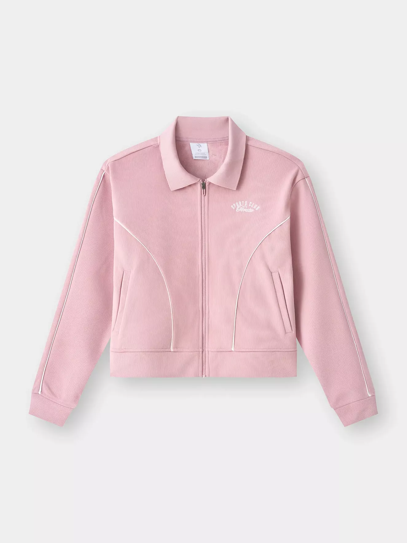 Áo Khoác Nỉ Nữ Cổ Bẻ PERATO Phong Cách Lifestyle L0KNW5W003