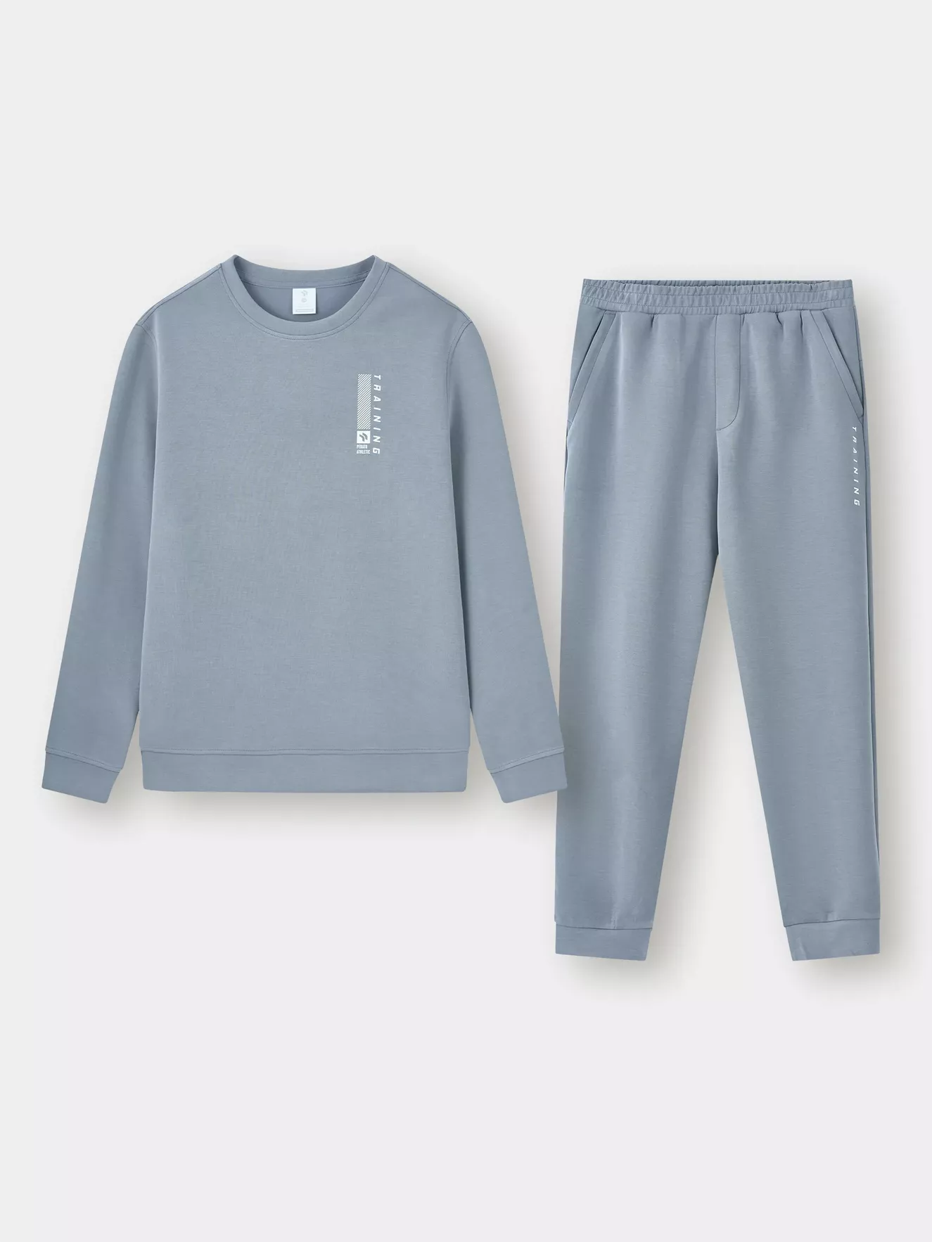 Set Bộ Nỉ Nam PERATO Cổ Tròn, Phong Cách Training TBNW5M022