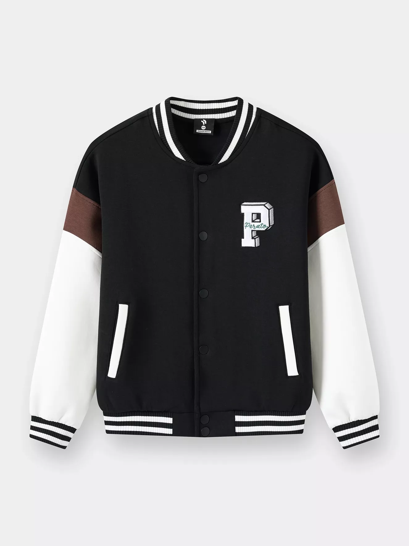 Áo Khoác Bomber Bé Trai Chất Nỉ PERATO Basketball B0KNW5B015