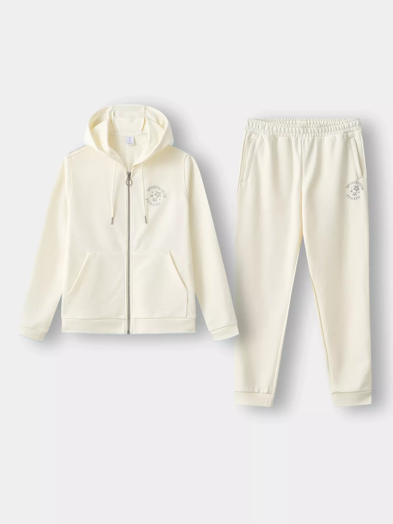 Set Bộ Nỉ Khóa Nữ PERATO Có Mũ Phong Cách Lifestyle LBNKW5W026