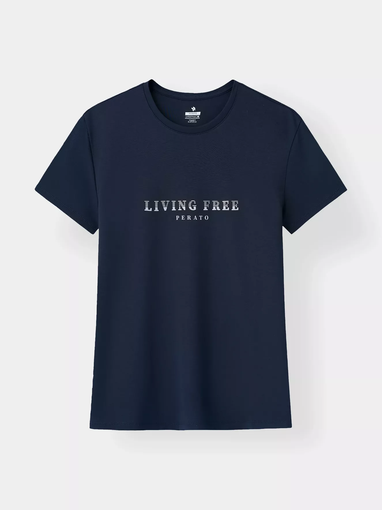 Áo Thun Nữ PERATO Phong Cách Lifestyle Phom Loosefit L0TSS5W025