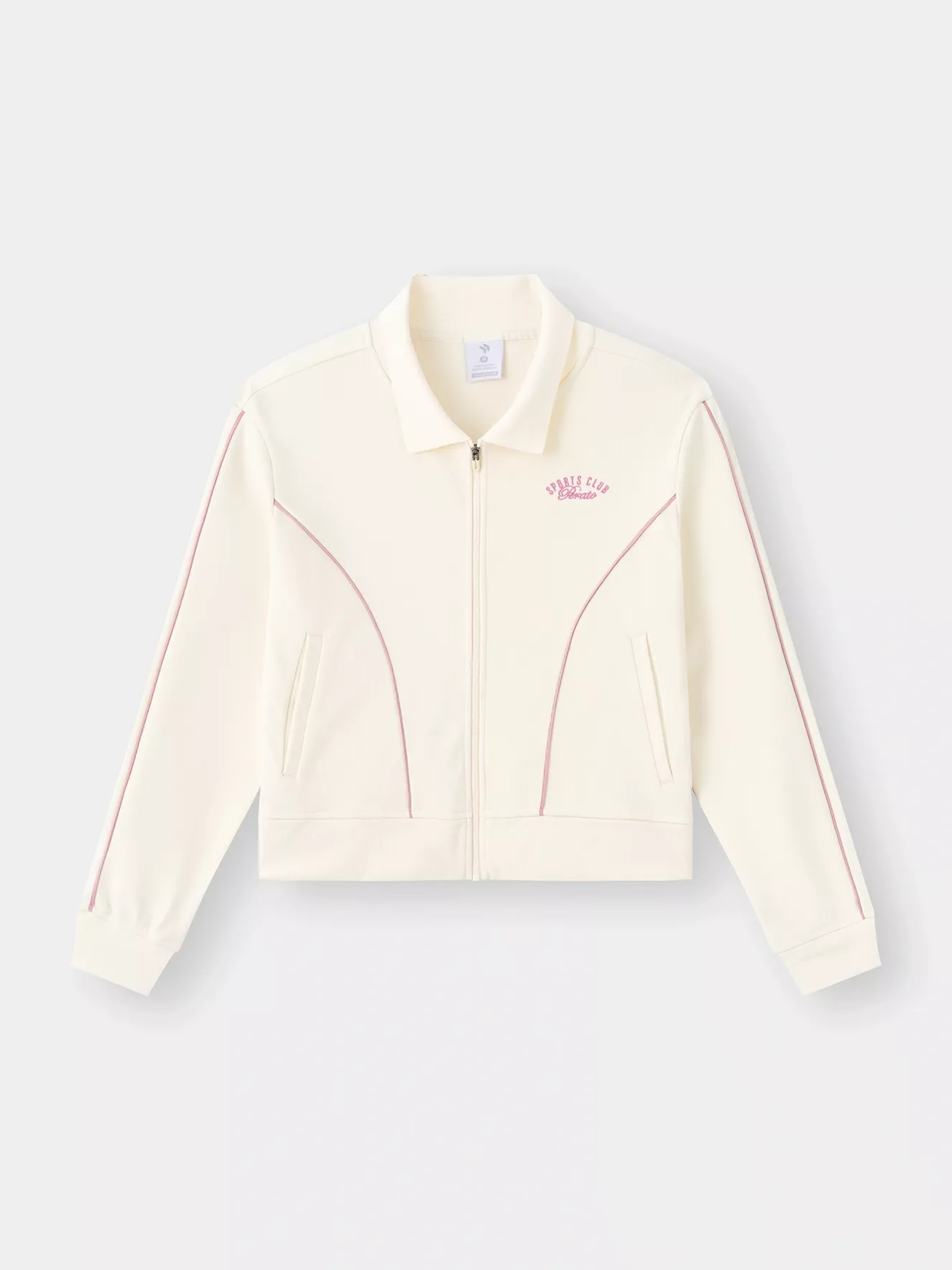 Áo Khoác Nỉ Nữ Cổ Bẻ PERATO Phong Cách Lifestyle L0KNW5W003