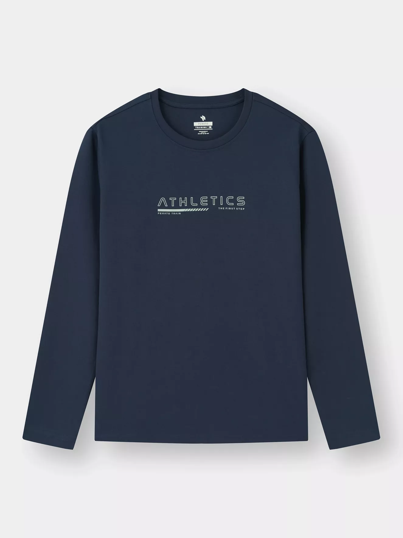 Áo Thun Dài Tay Nam PERATO Phong Cách Training T0TDW5M005