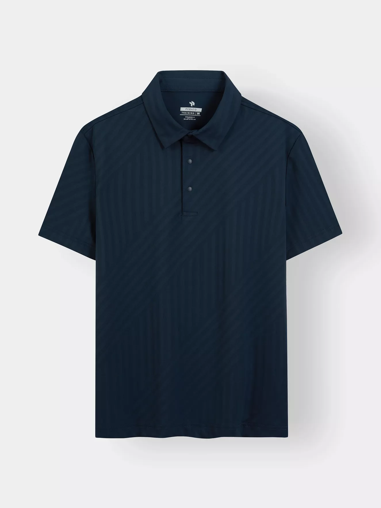 Áo Polo Nam PERATO Phong Cách Training Họa Tiết T0PLS5M034