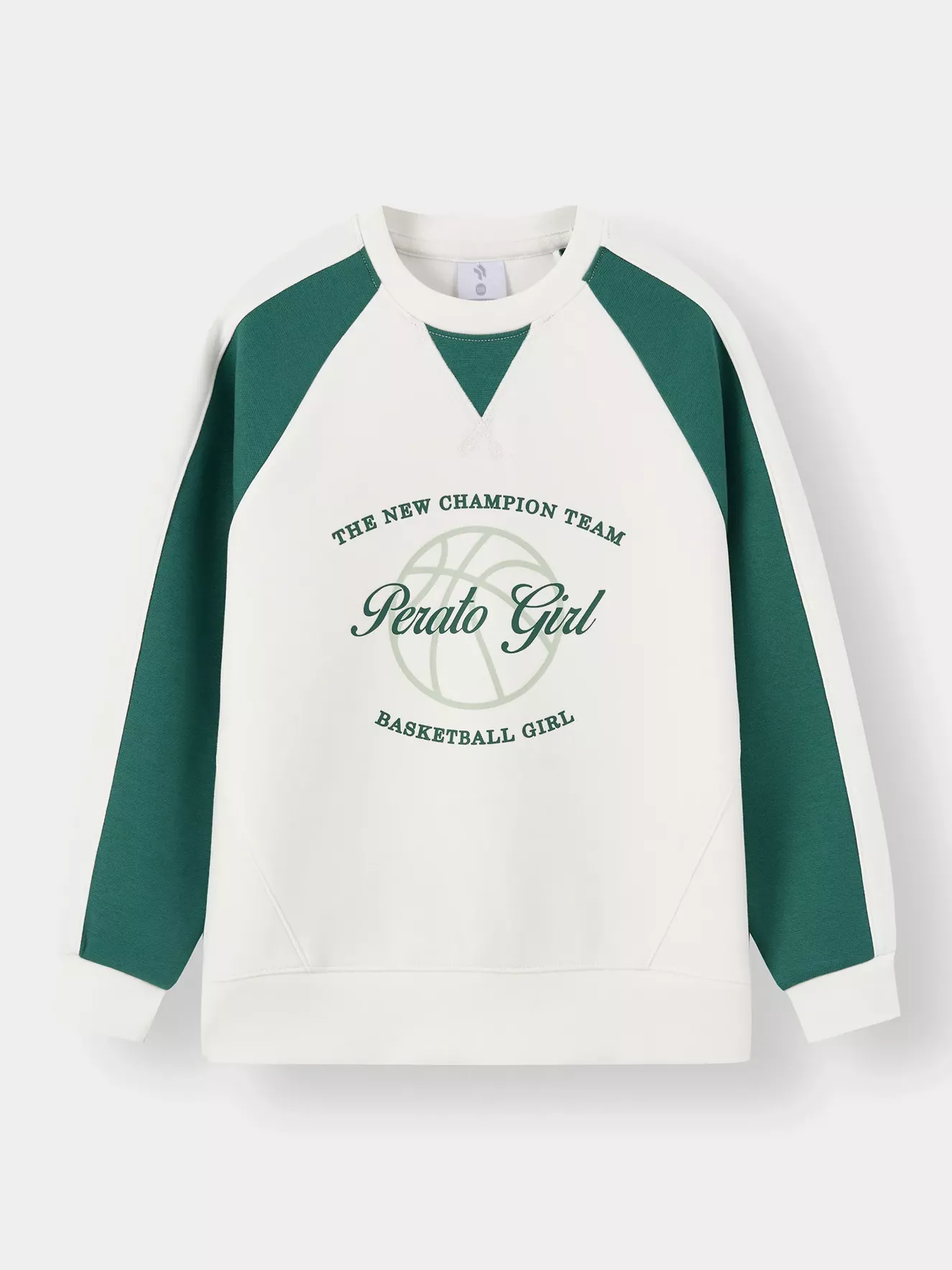 Áo Nỉ Bé Gái PERATO Phong Cách Basketball Can Phối BBANW5G010