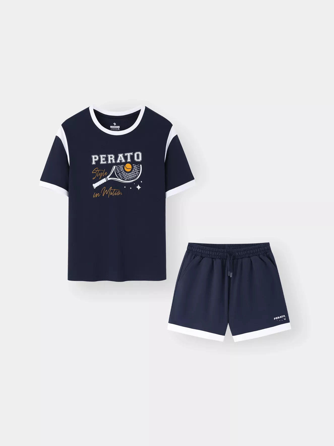 Set Bộ Nữ PERATO Phong Cách Lifestyle Phom Loosefit LBTSSCS5W005