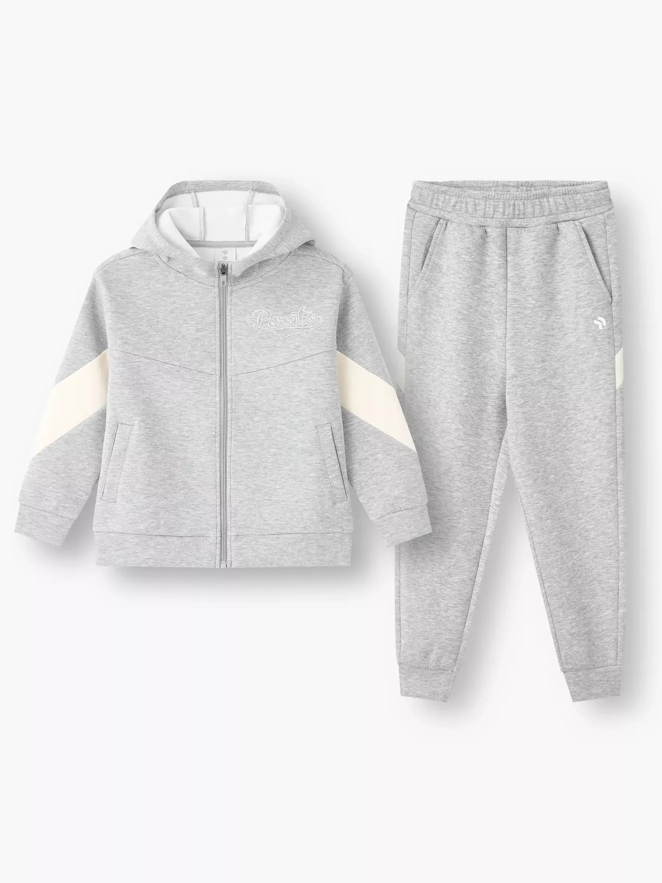 Set Bộ Nỉ Khóa Bé Gái PERATO Phong Cách Basketball BBNKW5G012