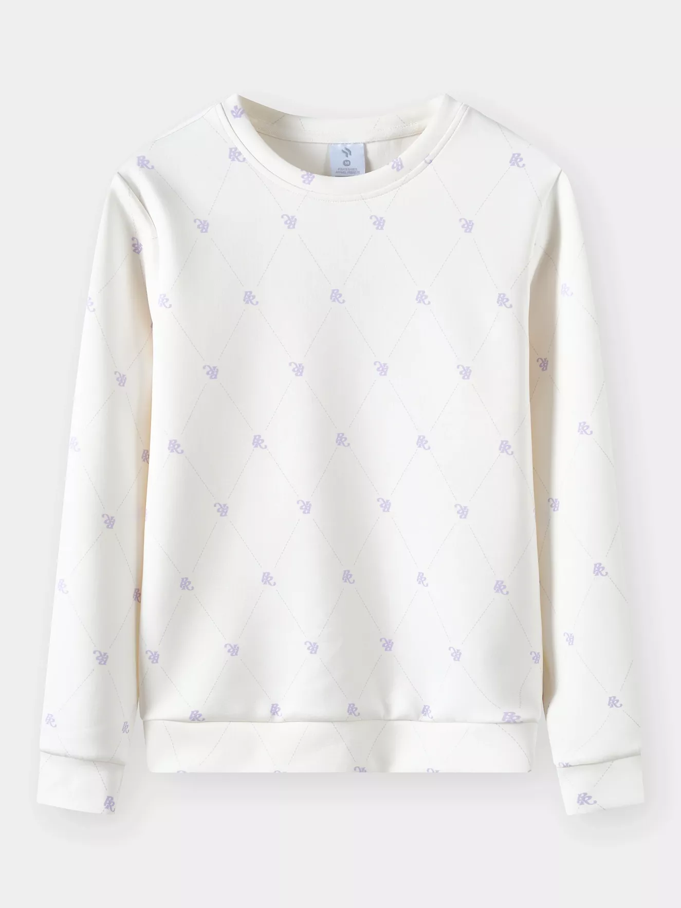 Áo Nỉ Nữ PERATO Phong Cách Lifestyle Họa Tiết Monogram L0ANW5W035