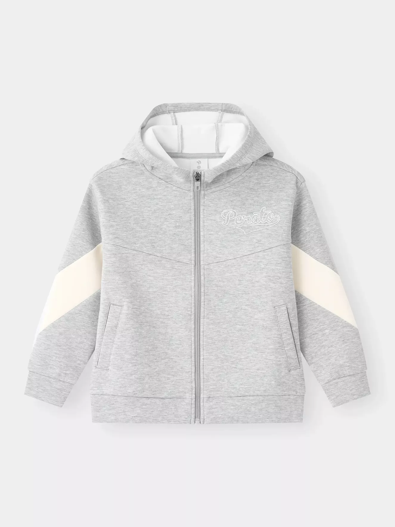 Áo Nỉ Khóa Có Mũ Cho Bé Gái PERATO Phong Cách Basketball BBKNW5G012