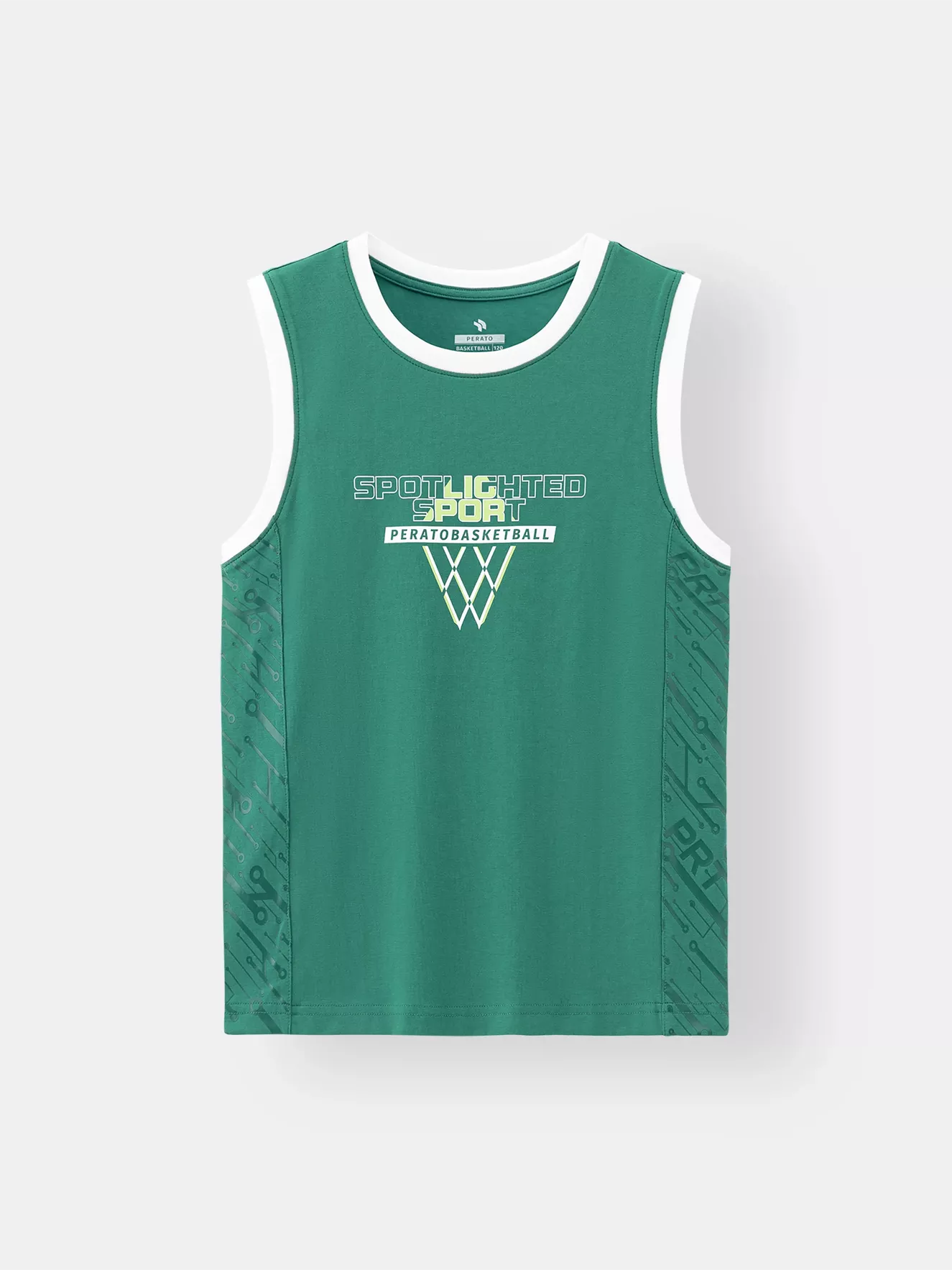 Áo Sát Nách Bé Trai PERATO Phong Cách Basketball BBTTS5B001