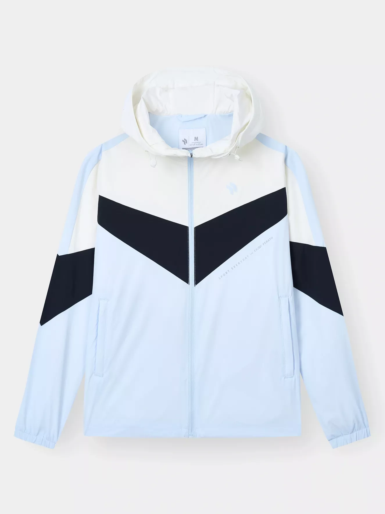 Áo Khoác Gió Nữ PERATO Phong Cách Training Can Phối TBKGW5W021