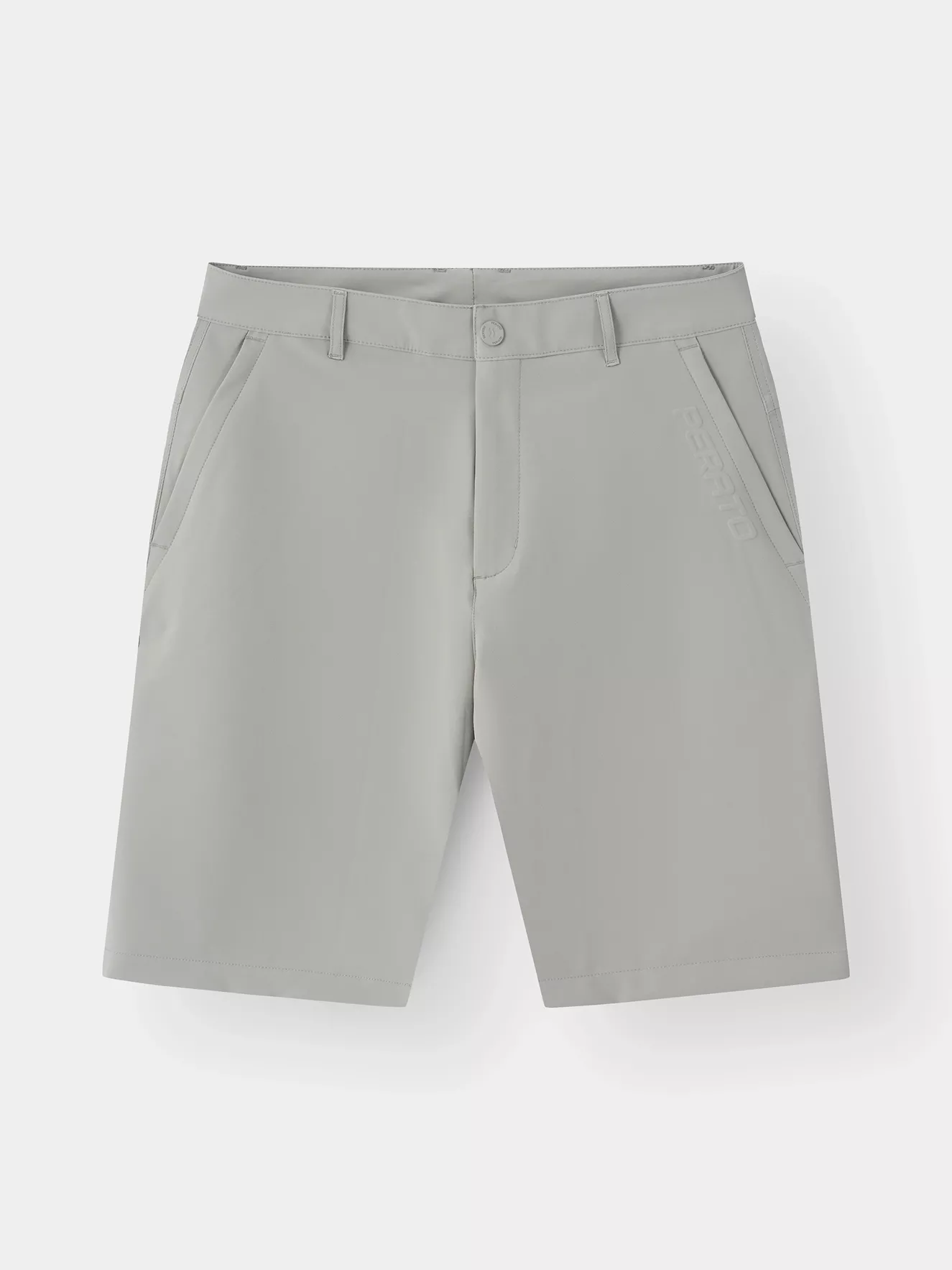 Quần Short Nam Cài Cúc PERATO In Dập Nổi Phong Cách Training T0SKS5M002