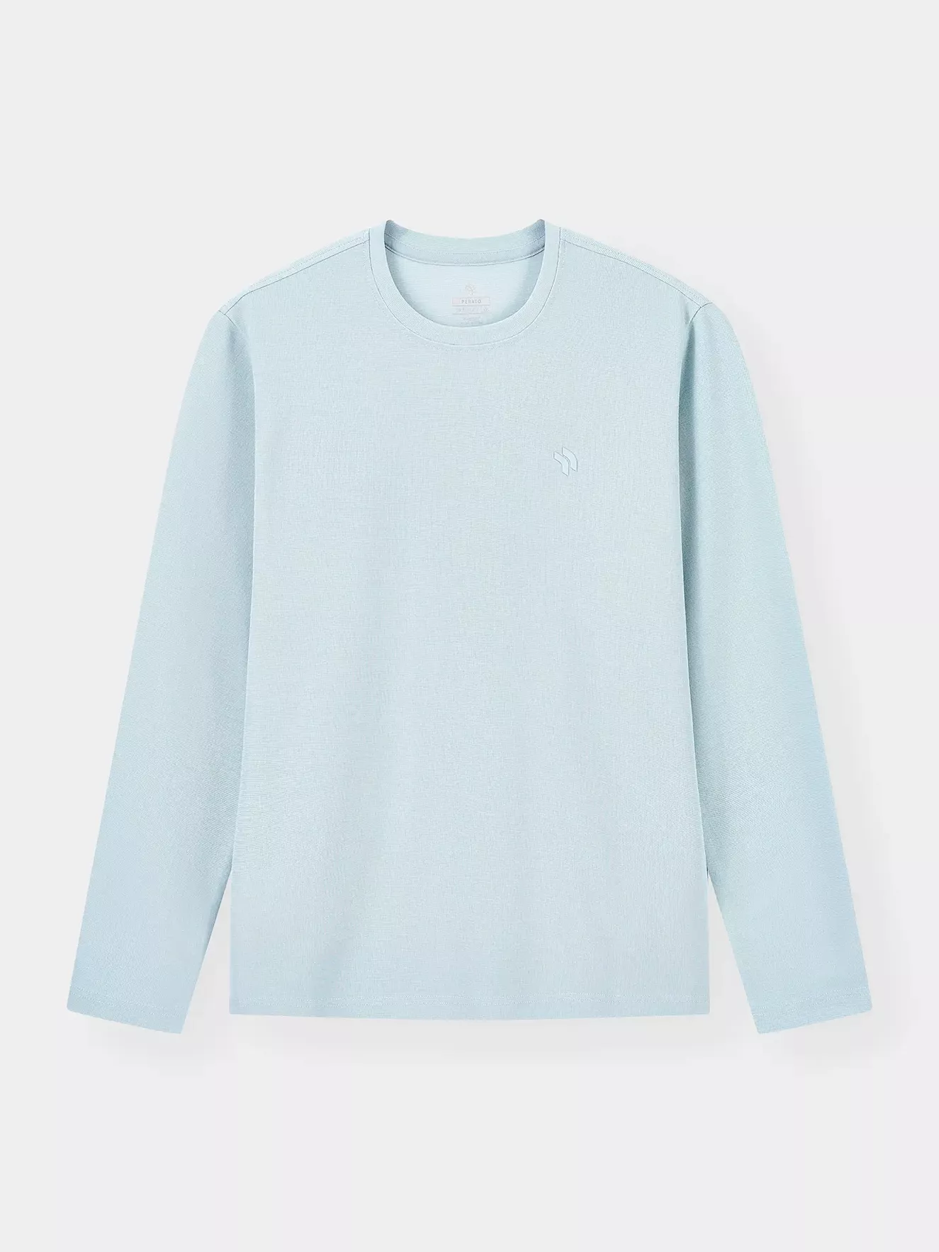 Áo Thun Nam Dài Tay PERATO Phong Cách Traing Basic T0TDW5M043