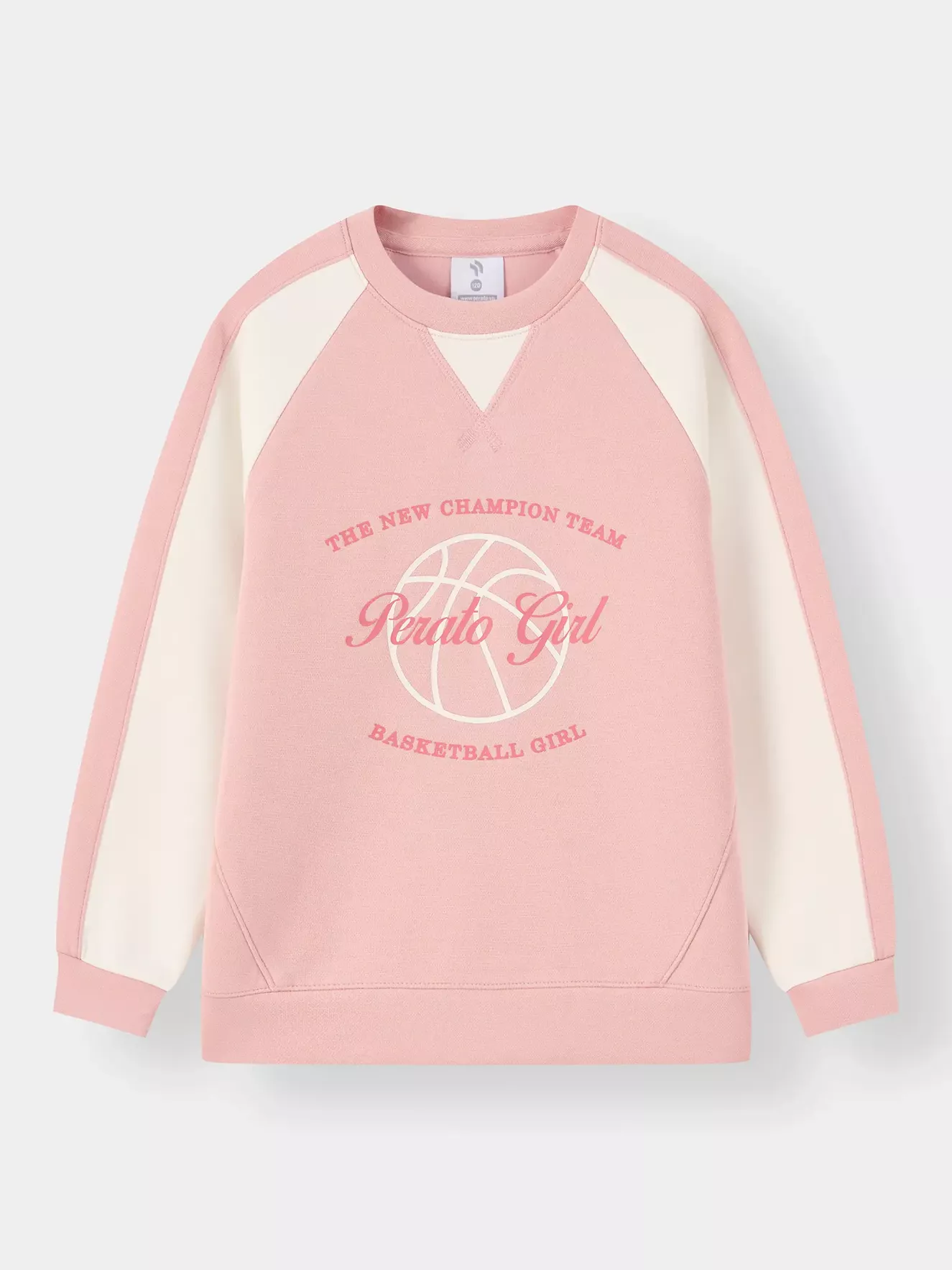 Áo Nỉ Bé Gái PERATO Phong Cách Basketball Can Phối BBANW5G010