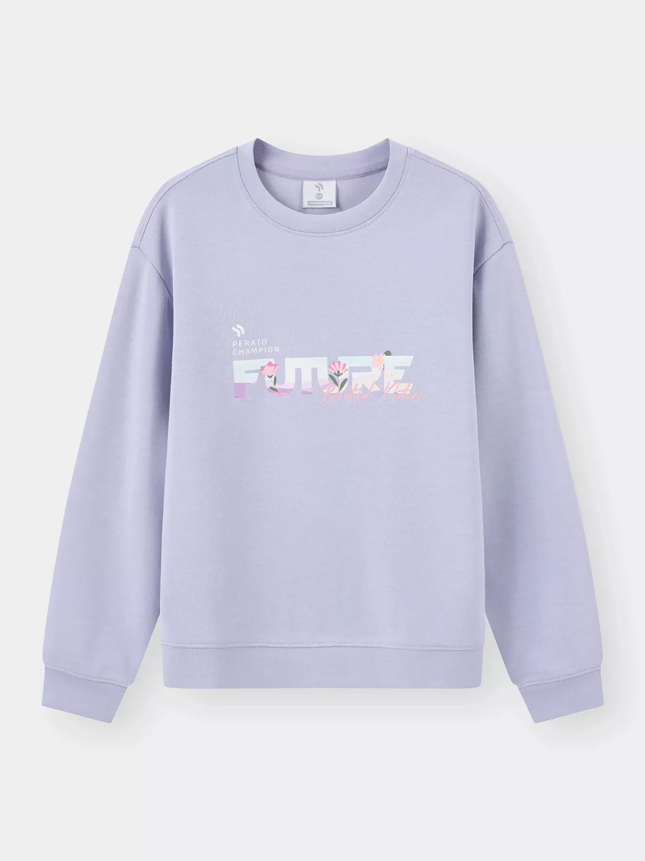 Áo Nỉ Bé Gái PERATO Phong Cách Lifestyle In Họa Tiết L0ANW5G011