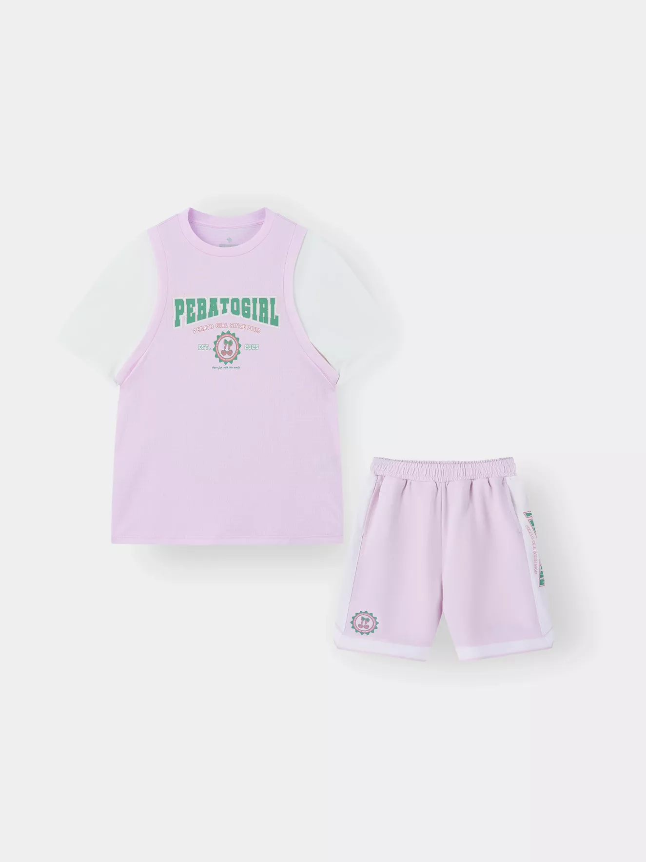Set Đồ Thể Thao Bé Gái PERATO Phom Loosefit LBTSS5G001